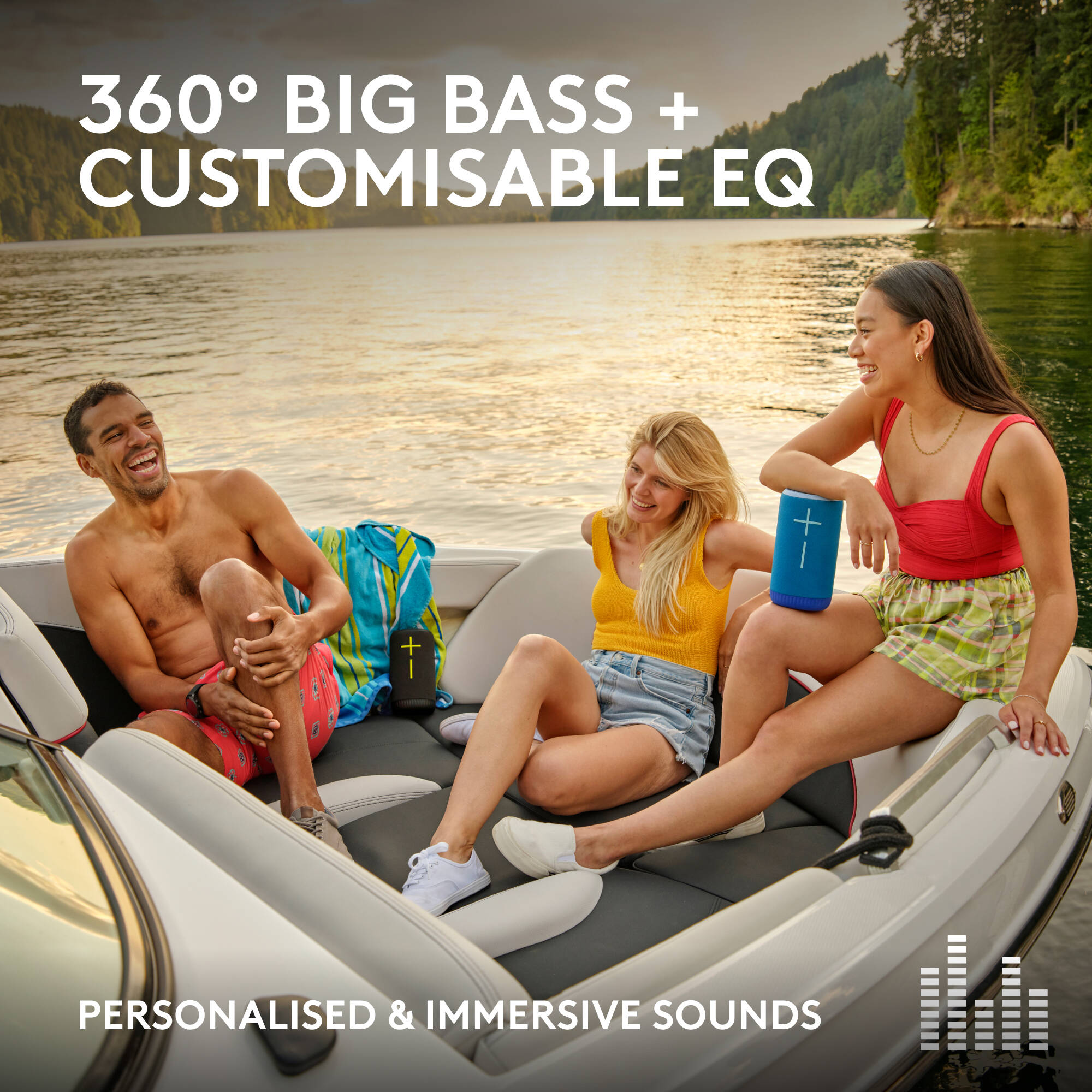 UE EVERBOOM Speaker Blue portable wireless Bluetooth speaker — view 2