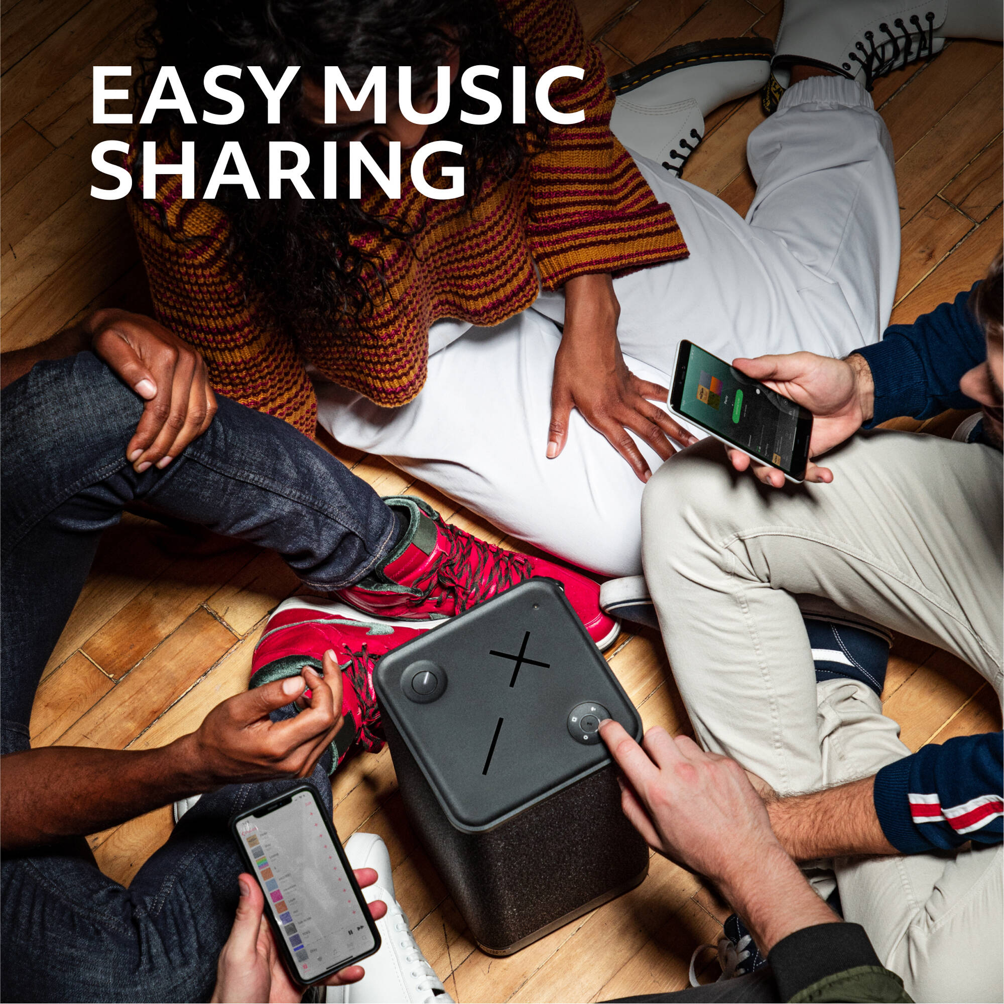 Ultimate Ears HYPERBOOM portable Bluetooth speaker in black with big bass and IPX4 water resistance — view 3