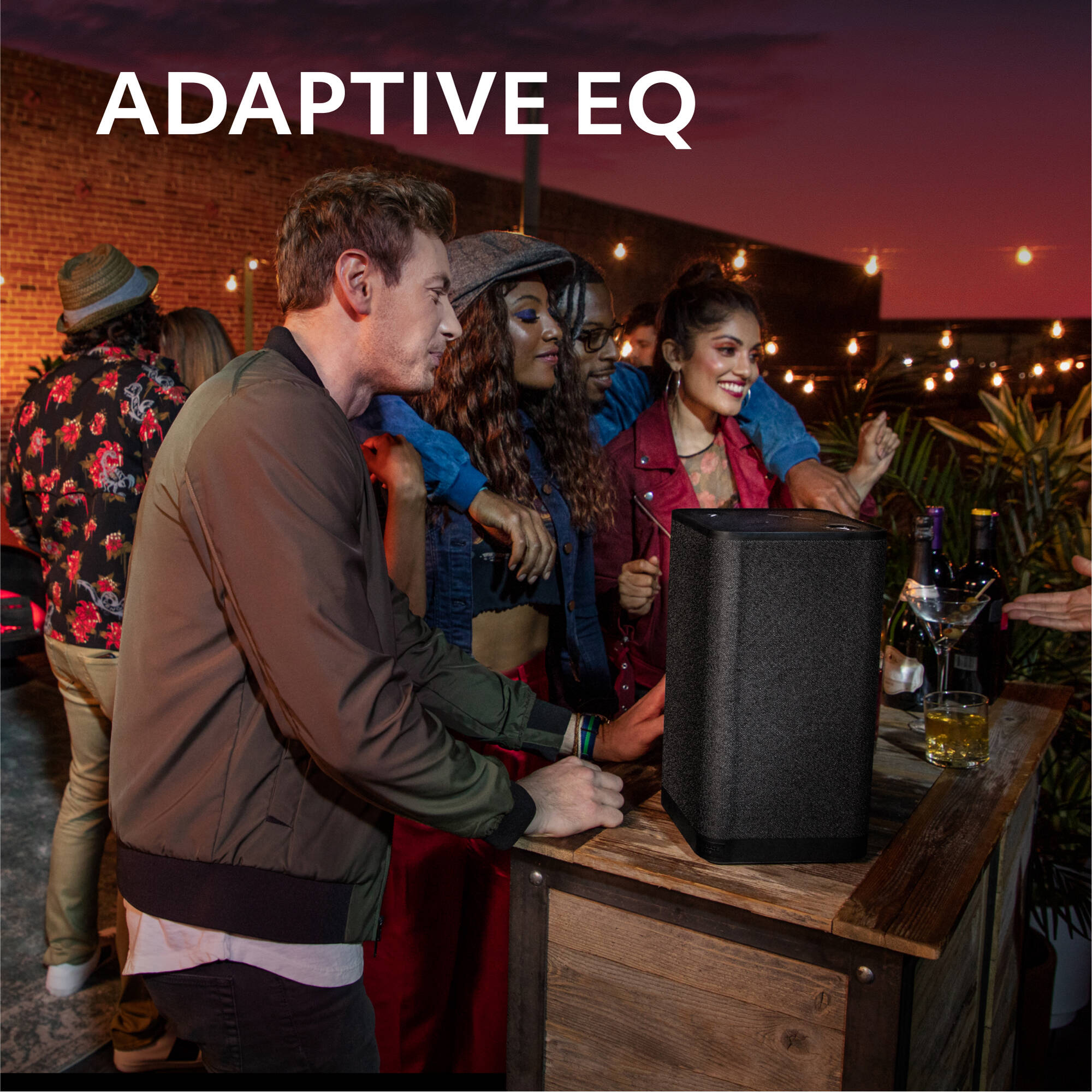 Ultimate Ears HYPERBOOM portable Bluetooth speaker in black with big bass and IPX4 water resistance — view 4