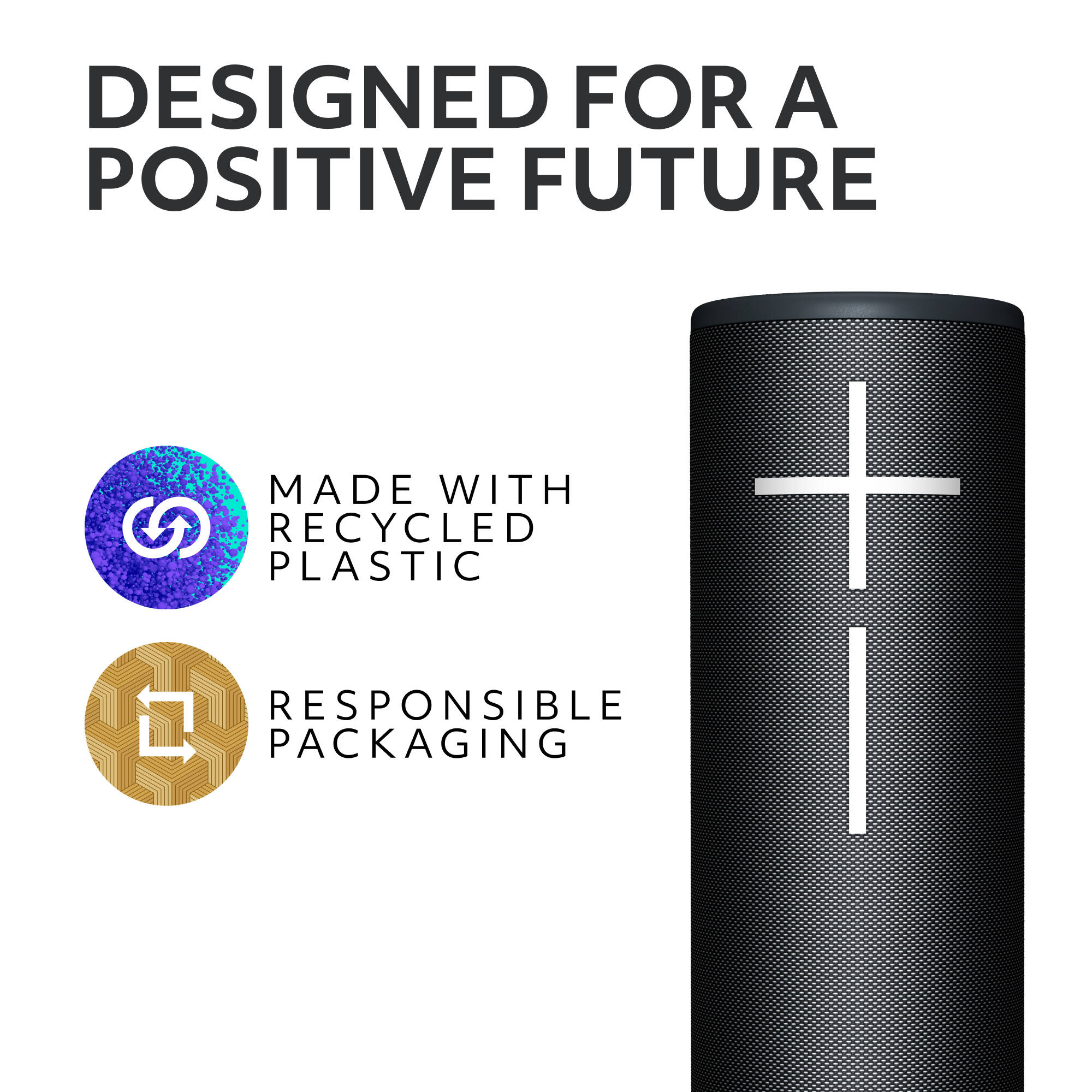 UE BOOM 4 portable wireless Bluetooth speaker in black — view 7