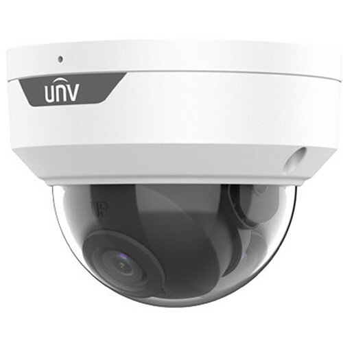 UNV 8MP LIGHTHUNTER WDR NETWORK IR FIXED DOME(2.8MM,PREMIER PROTECTION,POE,METAL — view 3
