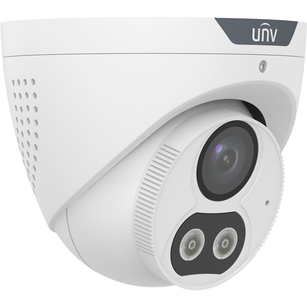 UNV 4MP DUAL LIGHT FIXED TURRET, 2.8MM, BUILT-IN MIC & SPEAKER — view 2