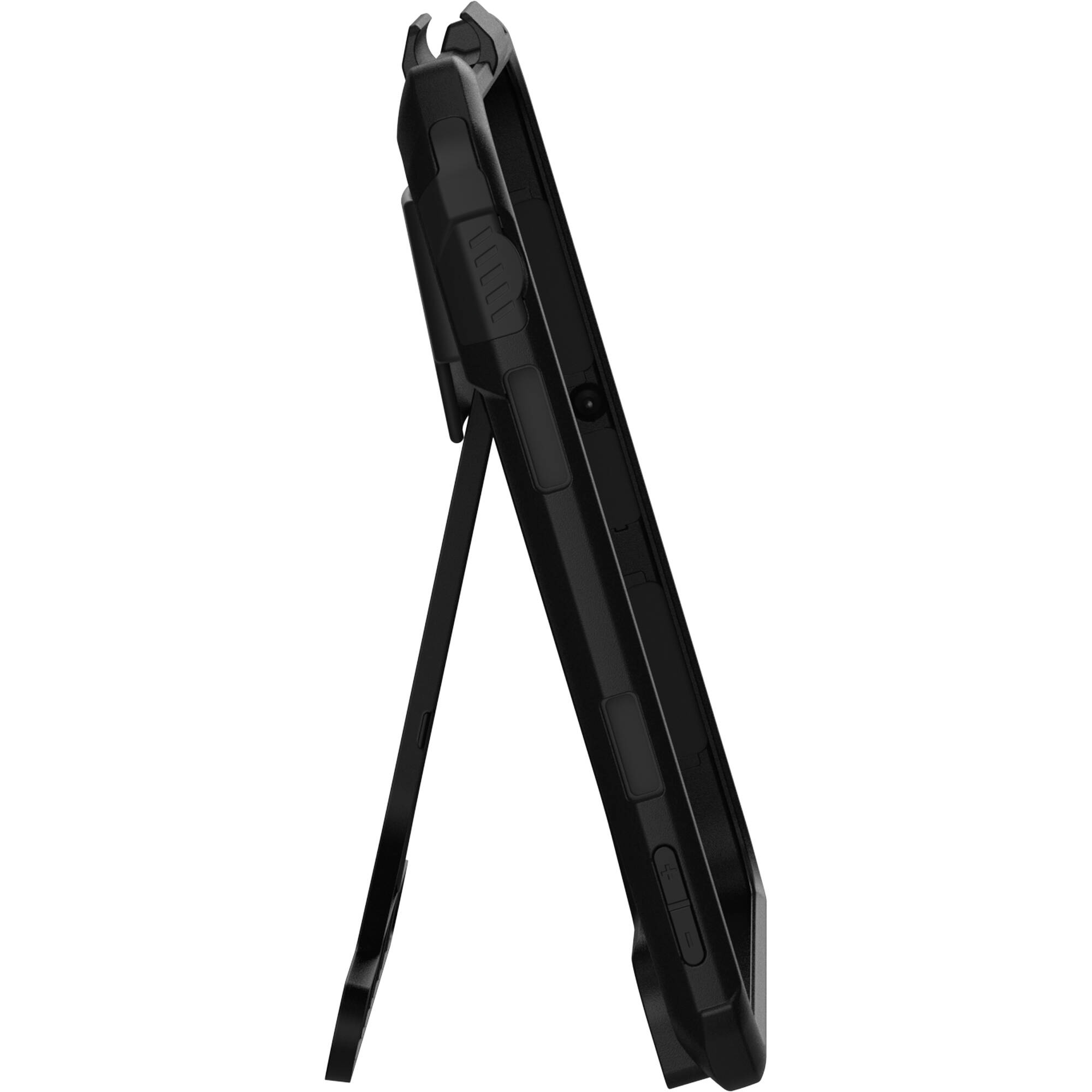 Black UAG Scout case for Apple iPad mini 6th and 7th generation with hand strap and kickstand — view 6