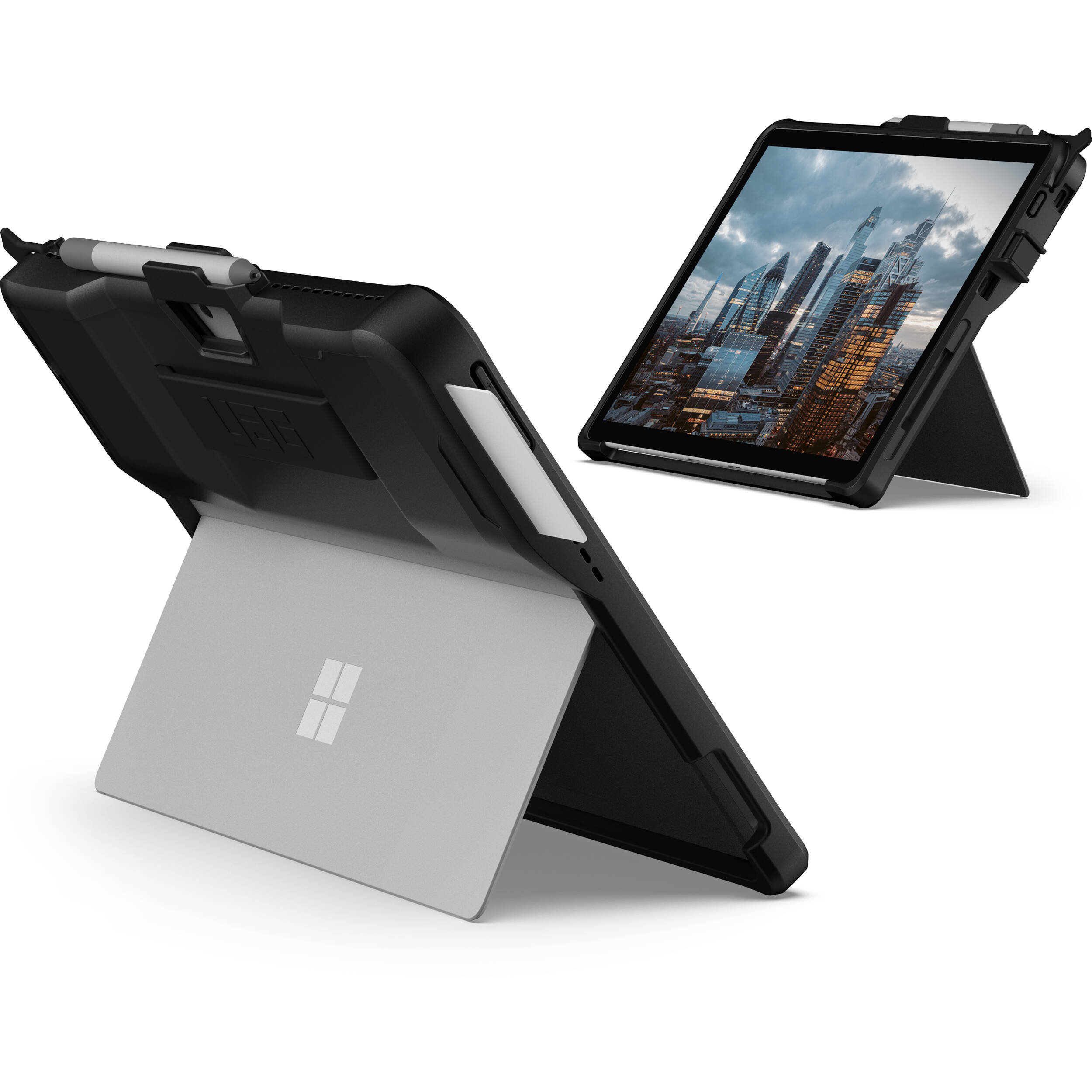 UAG rugged smart card reader case for Surface Pro 8 in black, TAA compliant — view 15