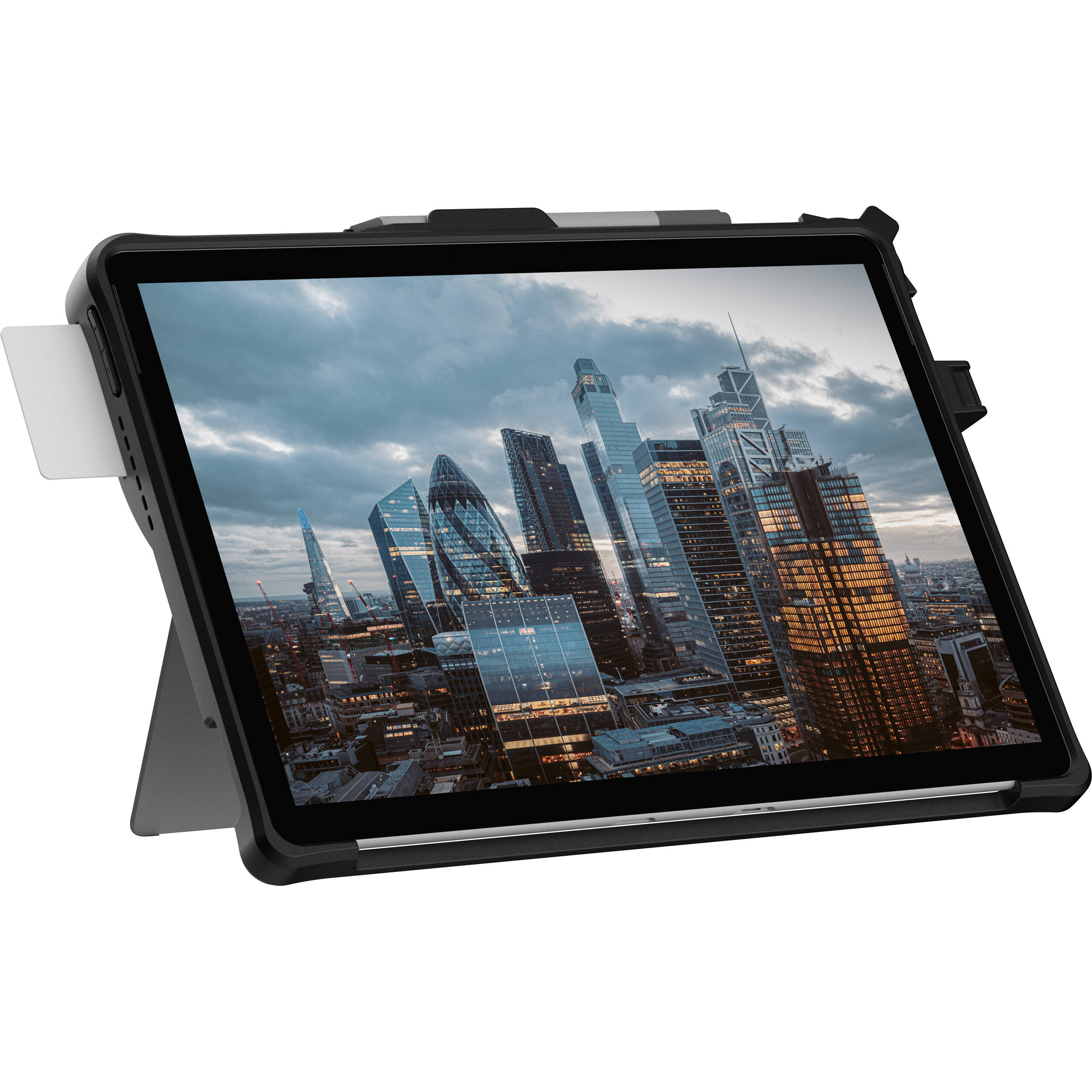 UAG rugged smart card reader case for Surface Pro 8 in black, TAA compliant — view 2