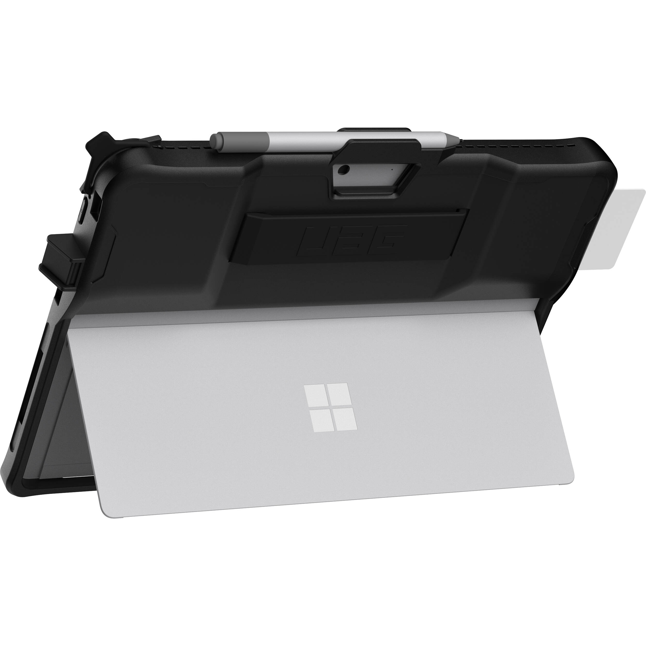 UAG rugged smart card reader case for Surface Pro 8 in black, TAA compliant — view 3