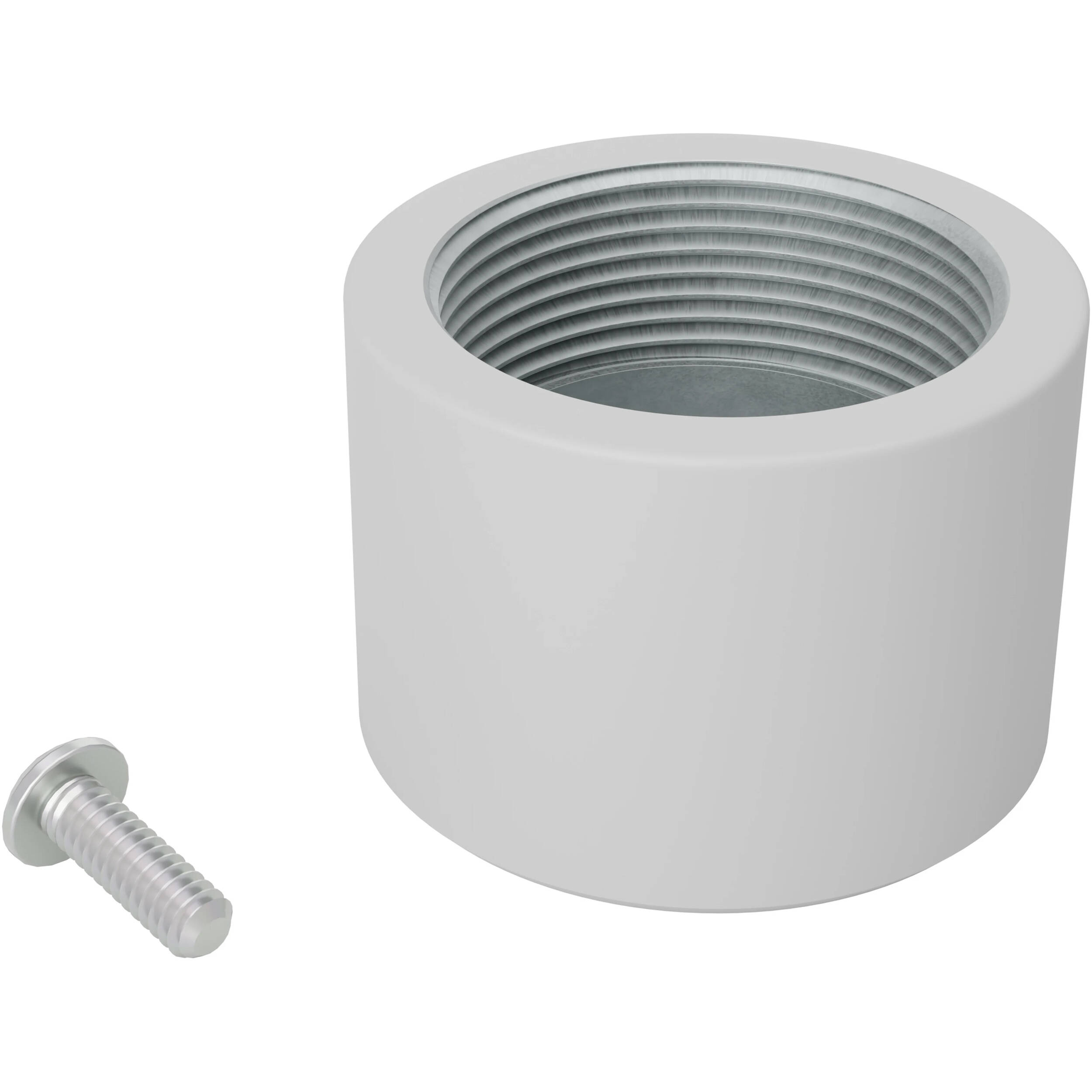 1.5 Npt Drop Pipe Camera Adapter White