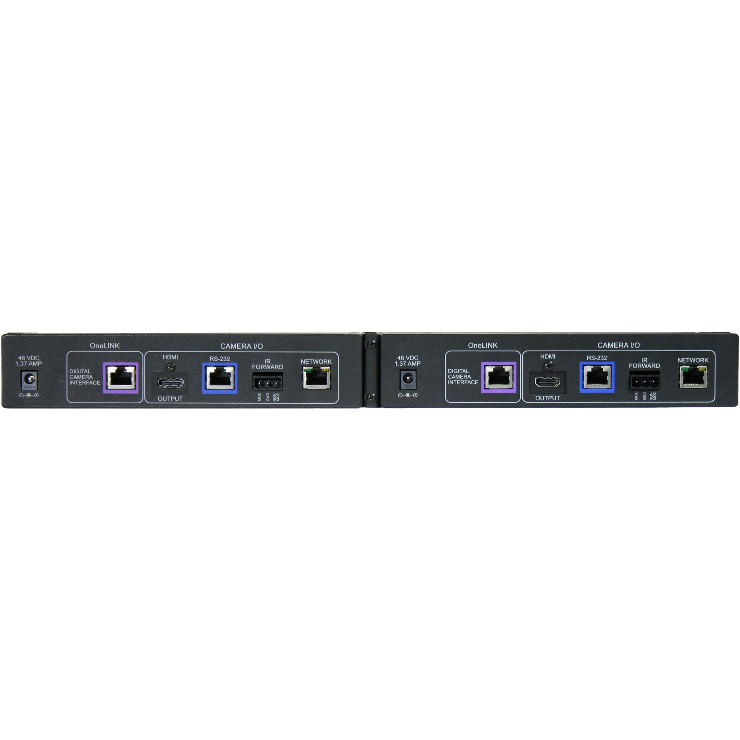 Vaddio dual 1/2 rack mounting kit for two half-rack devices — view 5