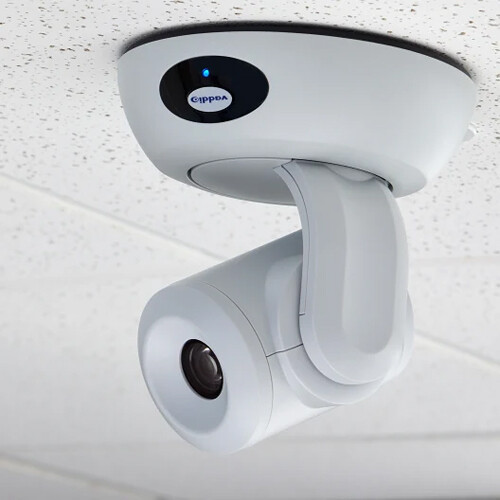 Black Vaddio RoboSHOT 30EM PTZ camera with 30x optical zoom for enterprise meeting rooms — view 5