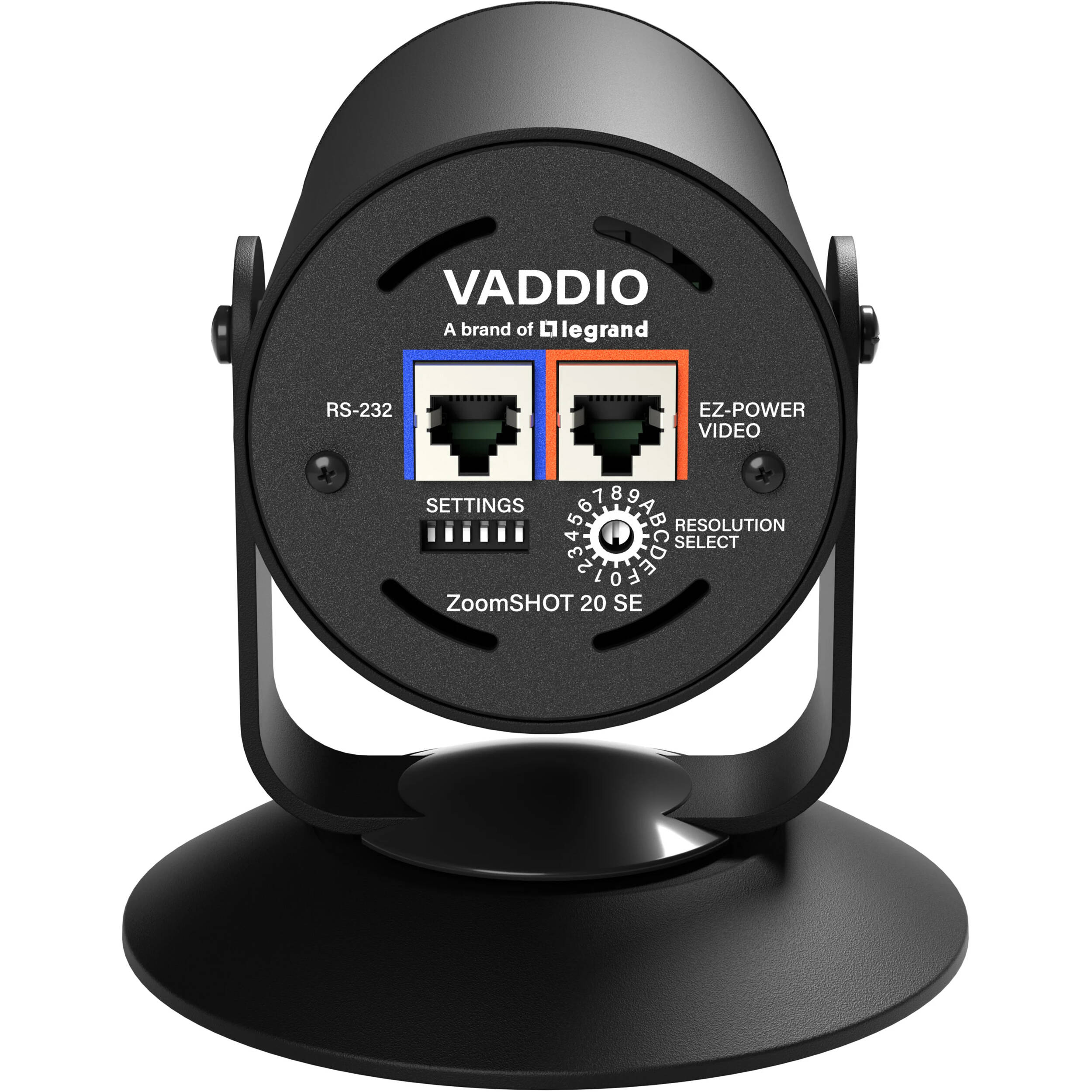 Vaddio ZoomSHOT 20 SE /Q-Mini BLK PTZ conference camera with 20x optical zoom — view 4