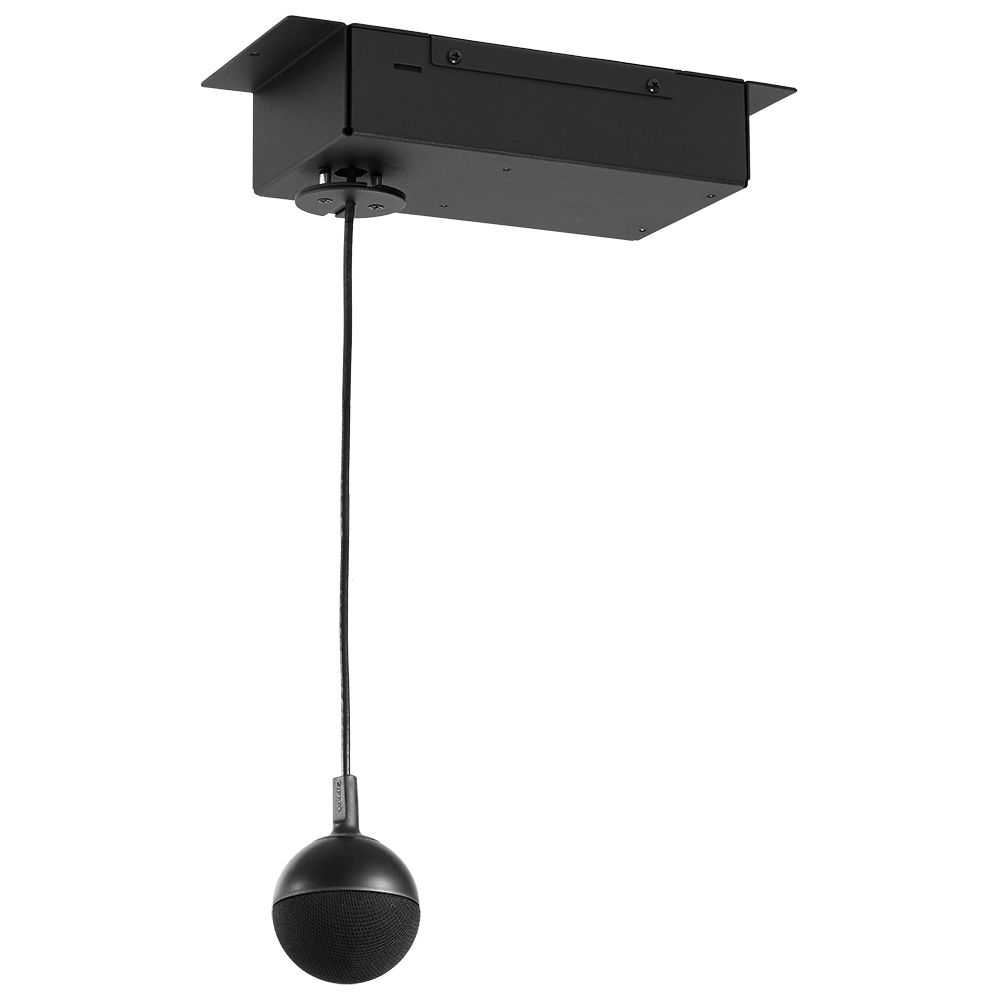 Vaddio Ceiling MIC System Black ceiling-mounted conference microphone — view 2