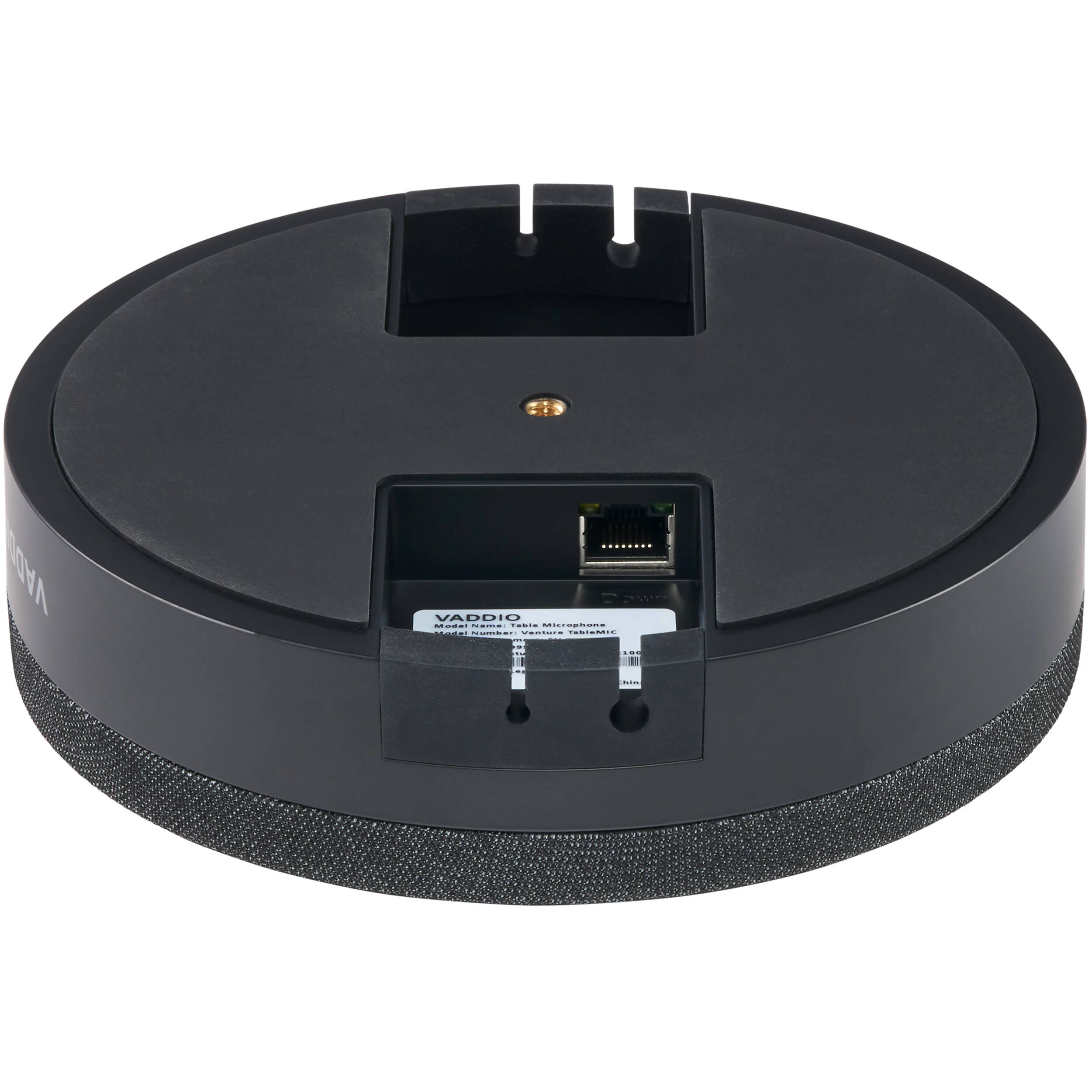 Vaddio Venture TableMIC tabletop conference microphone with 360-degree pickup for larger meeting rooms — view 4