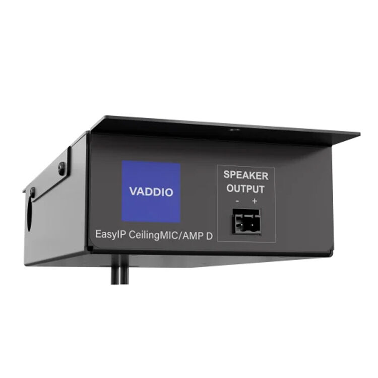 Vaddio EasyIP CeilingMIC/AMP D White ceiling-mounted microphone in white for conference rooms — view 3
