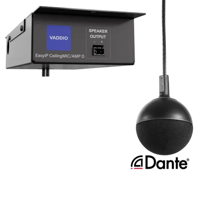 EasyIP CeilingMIC/AMP D Black ceiling-mounted microphone and amplifier for conference rooms — view 6