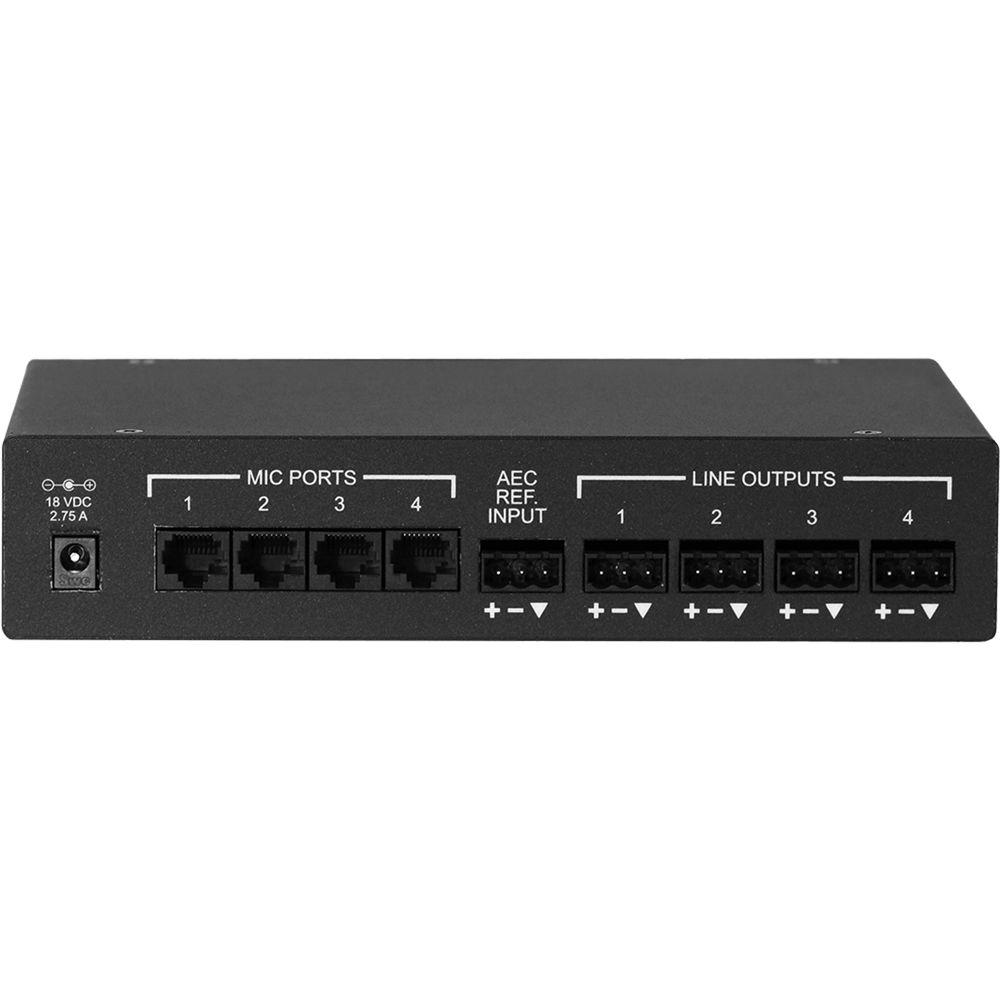 Vaddio EasyUSB I/O Four CeilingMICs ceiling microphone interface for conference rooms — view 6