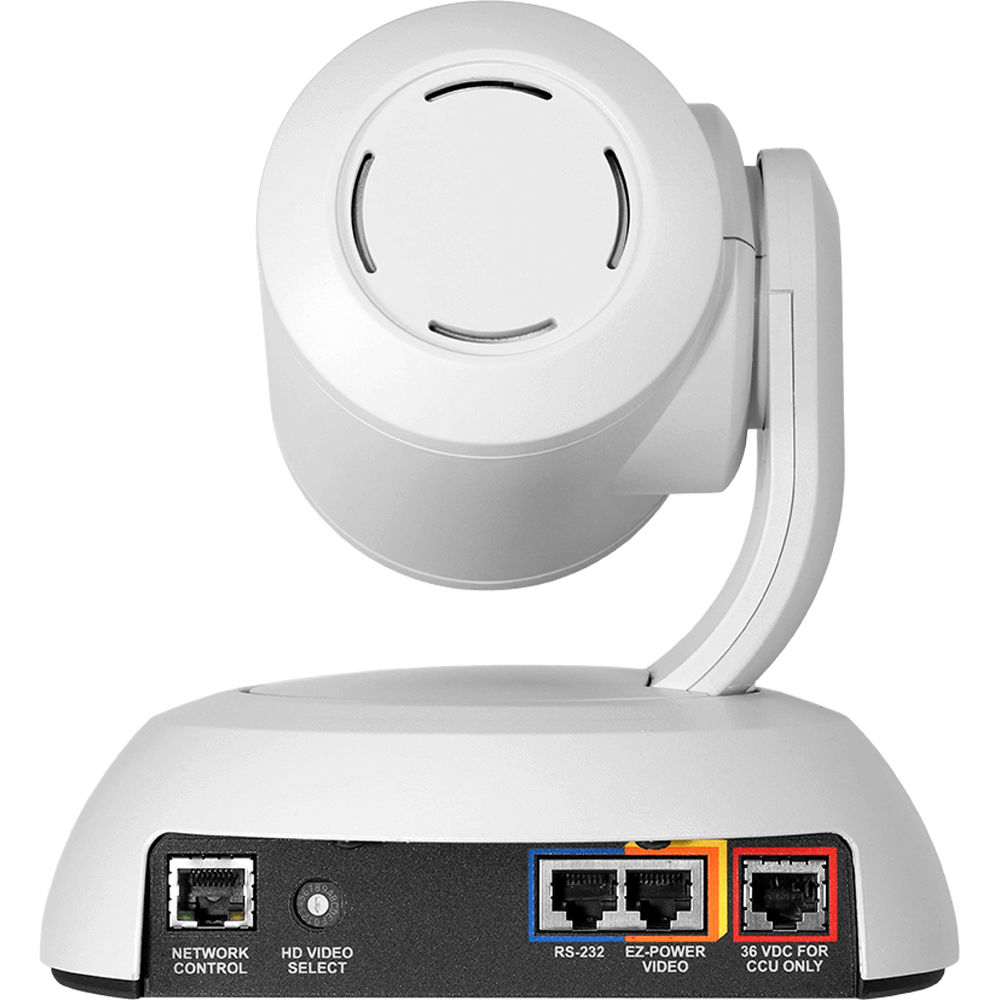 Vaddio RoboSHOT Elites Series PTZ webcam for enterprise conference rooms with network connectivity — view 3