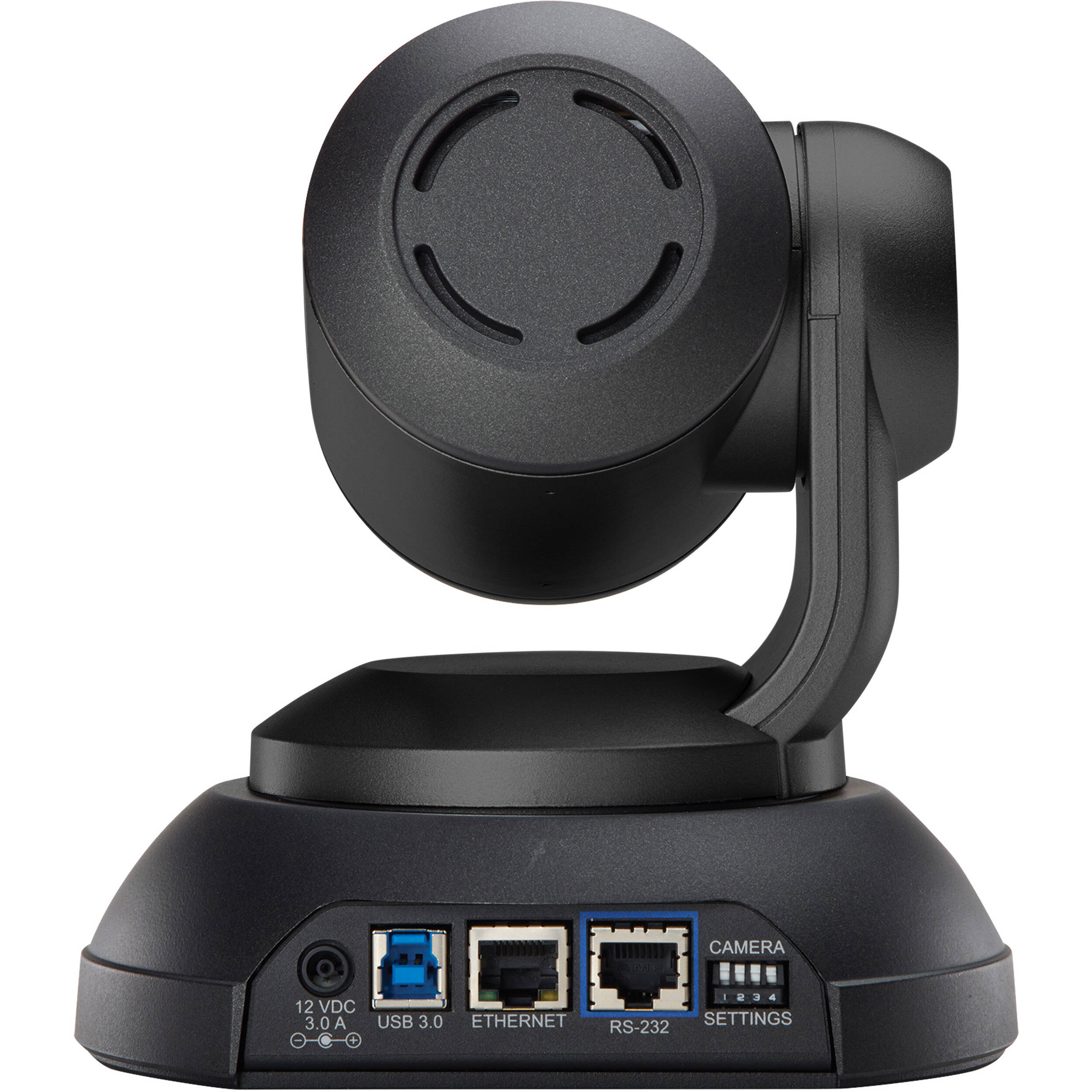Vaddio ConferenceSHOT 10 enterprise PTZ conferencing camera in black — view 4