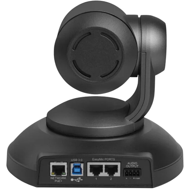 Vaddio ConferenceSHOT AV HD black PTZ conference room system with integrated audio mixer — view 3