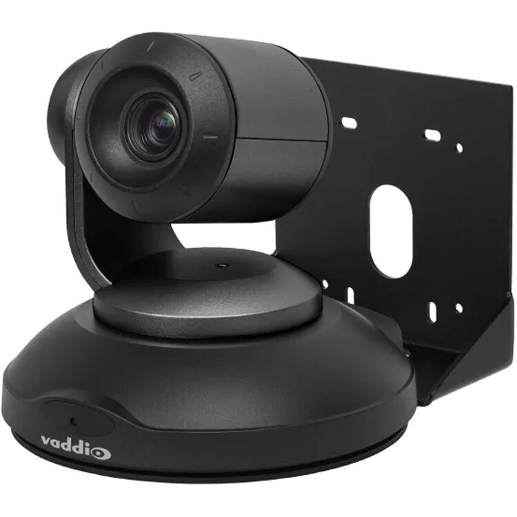 Vaddio ConferenceSHOT AV HD black PTZ conference room system with integrated audio mixer — view 4