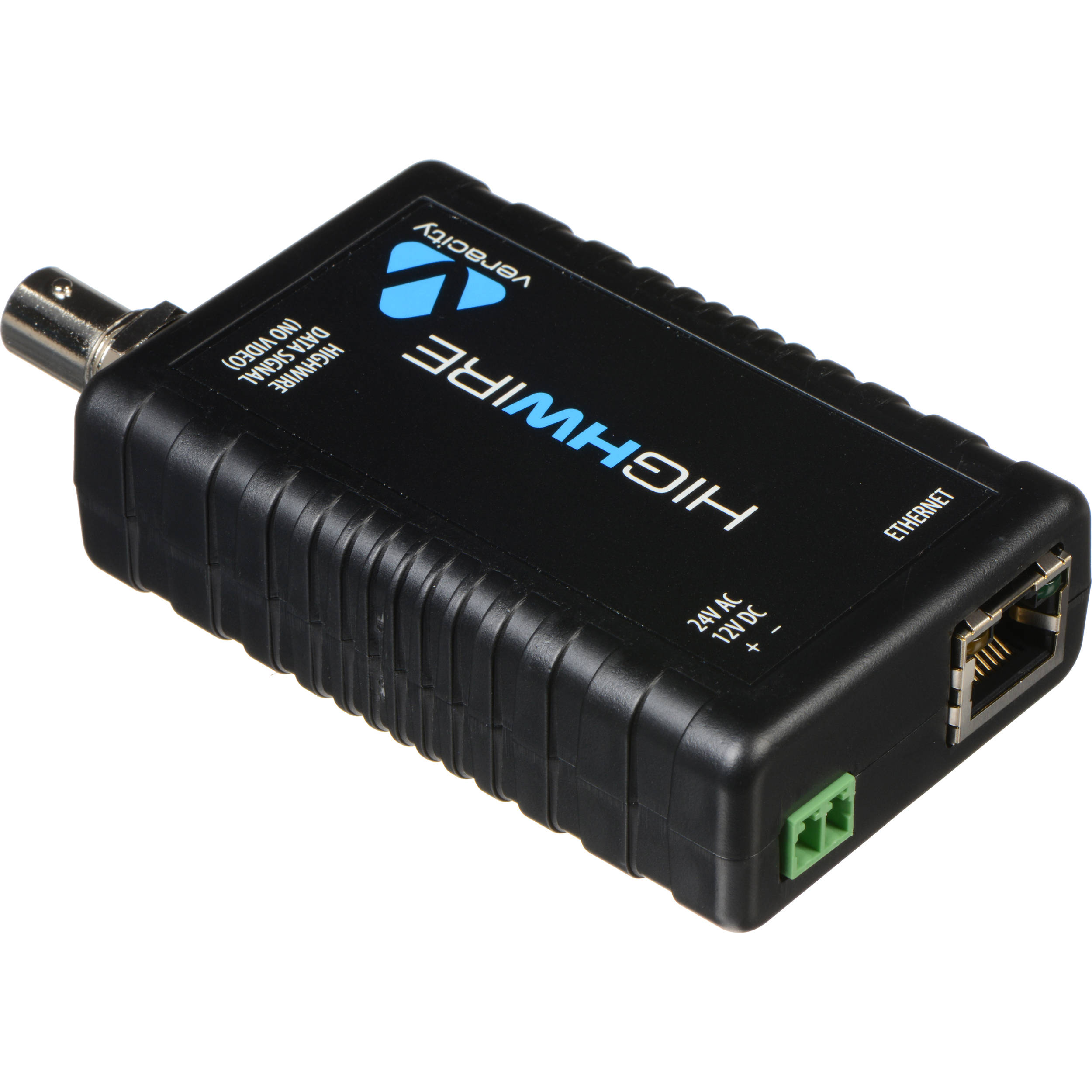 Veracity HIGHWIRE Ethernet over coax device for extending network connectivity over existing coax cabling — view 2
