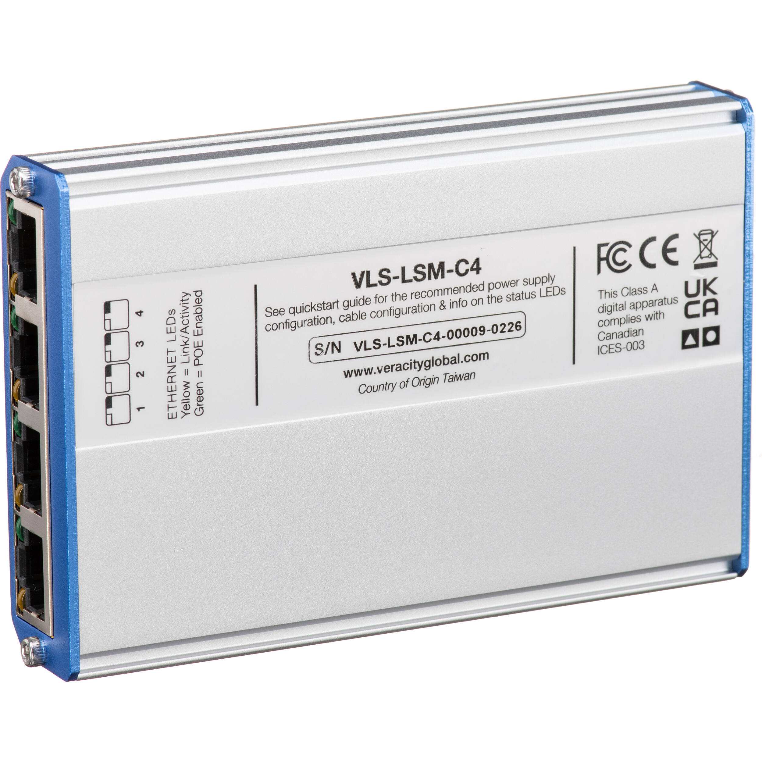 Veracity LONGSPAN MAX QUAD VLS-LSM-C4 4-channel hi-power cable adapter — view 3