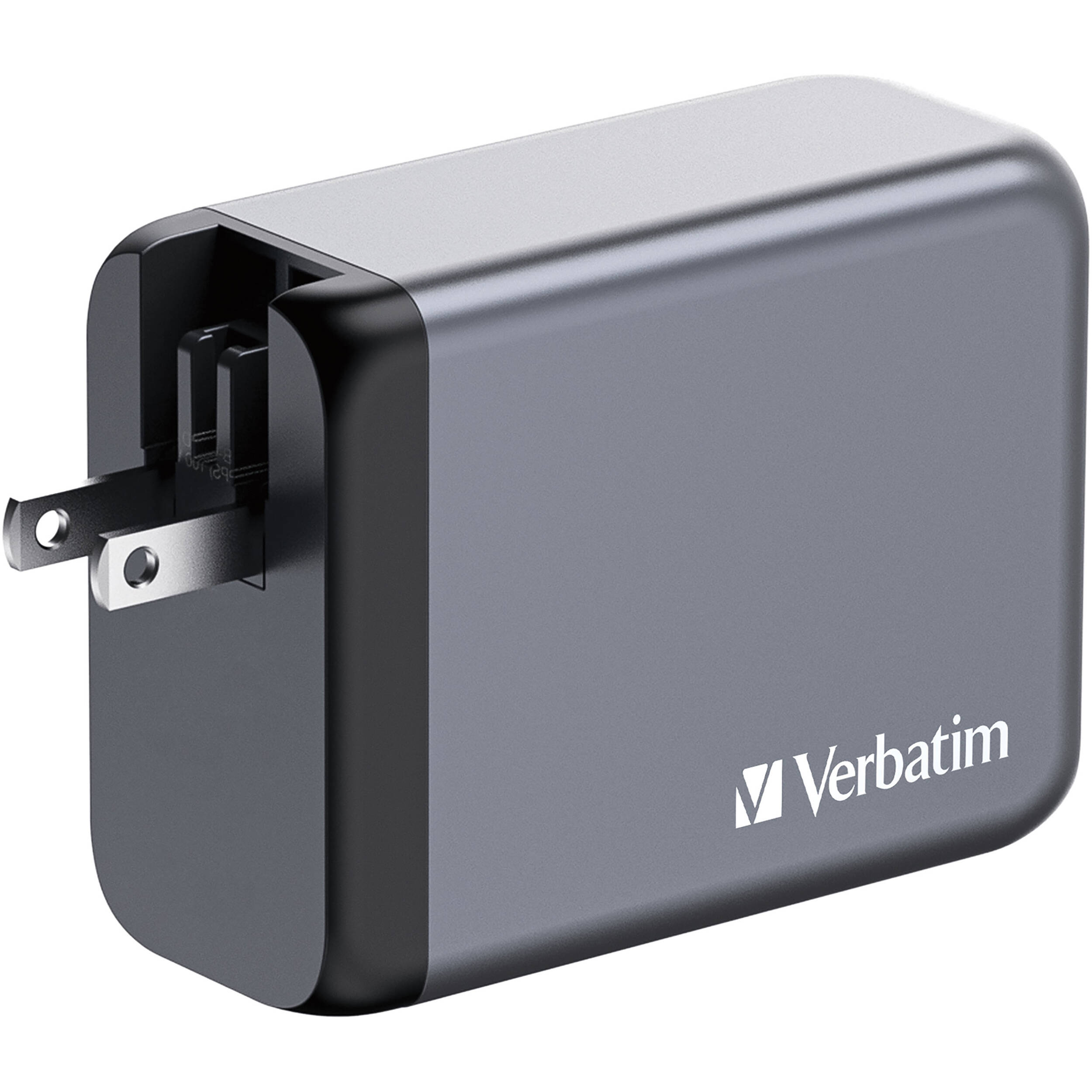 Verbatim 200W 4-port GaN wall charger for multi-device charging — view 3