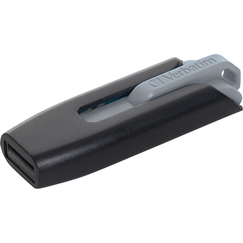 Verbatim Store 'n' Go V3 32GB USB 3.0 flash drive in black — view 2