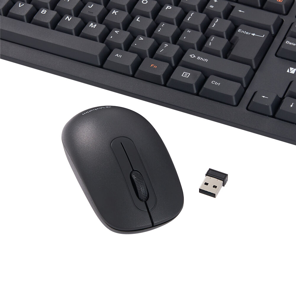 Verbatim 70724 wired USB Type-A keyboard and mouse set for Windows desktops — view 2