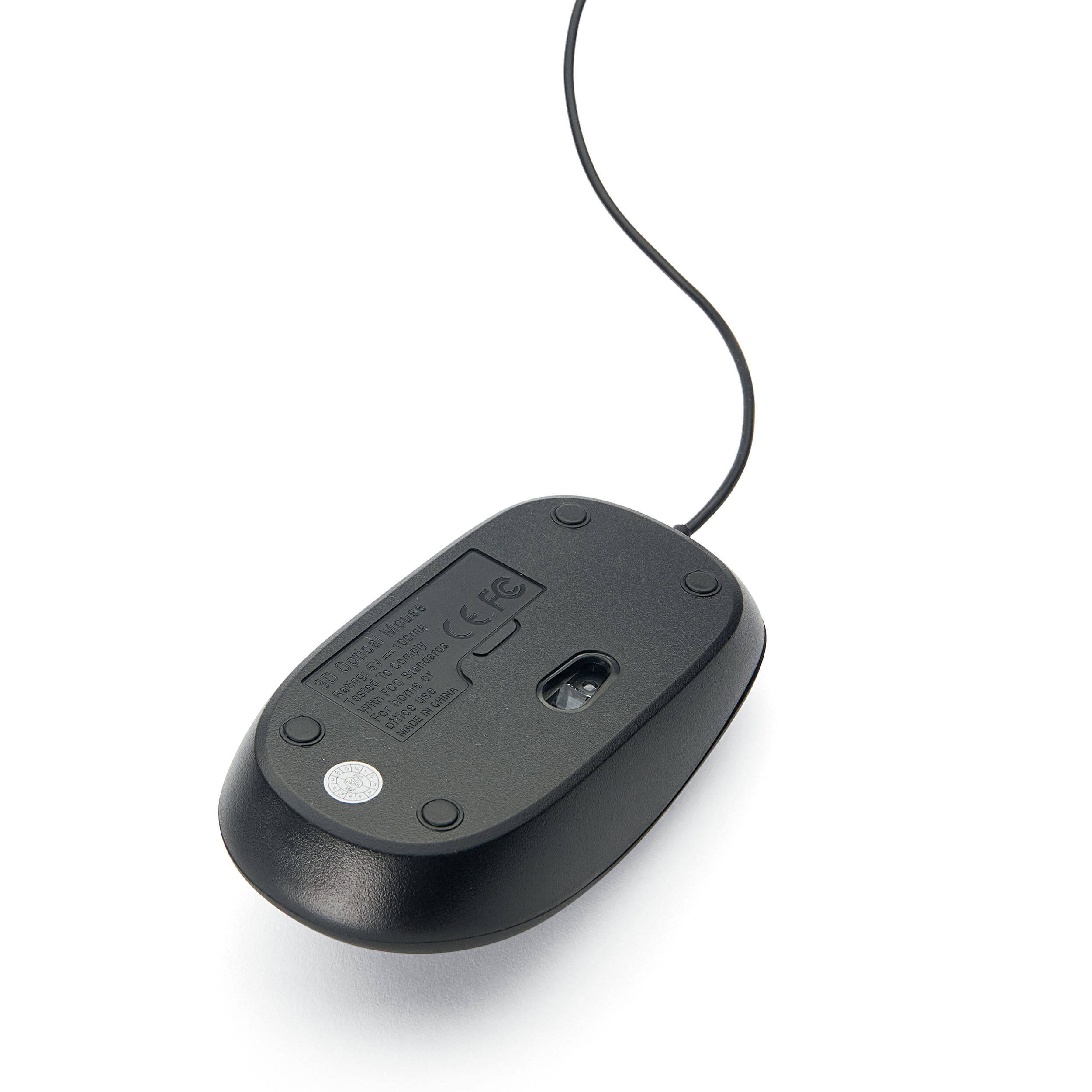 Verbatim wired keyboard and 3-button mouse set for desktop office use — view 5