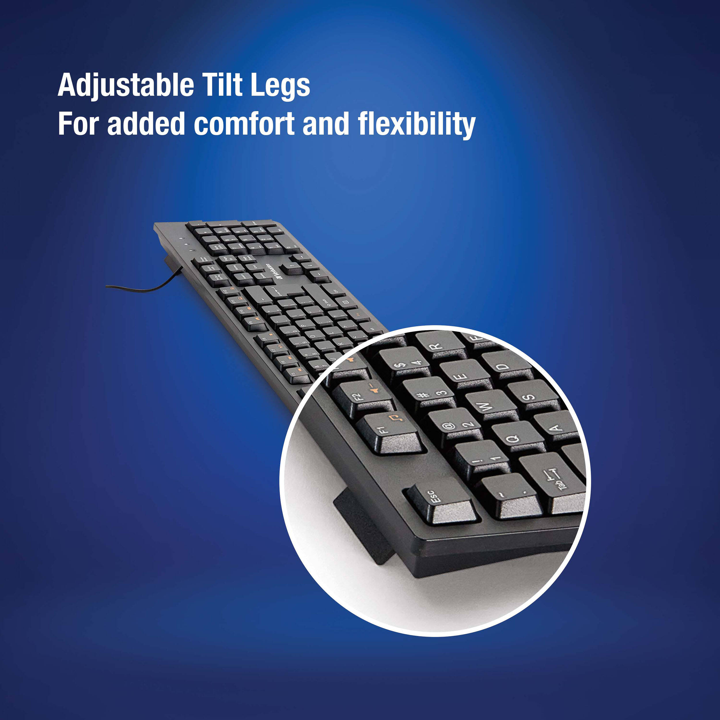 Verbatim 70735 wired USB keyboard for desktop use — view 7