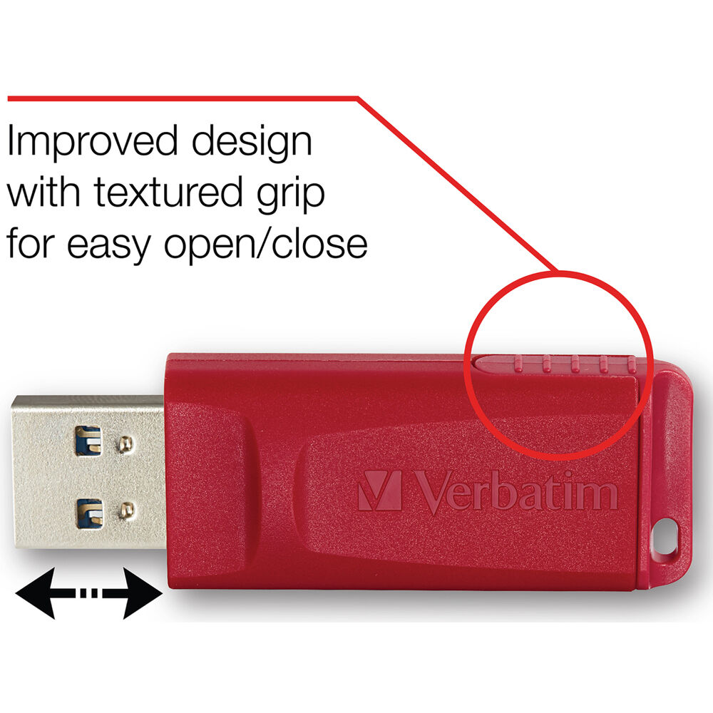 32GB STORE N GO USB DRIVE  5PK ASSORTED. — view 10