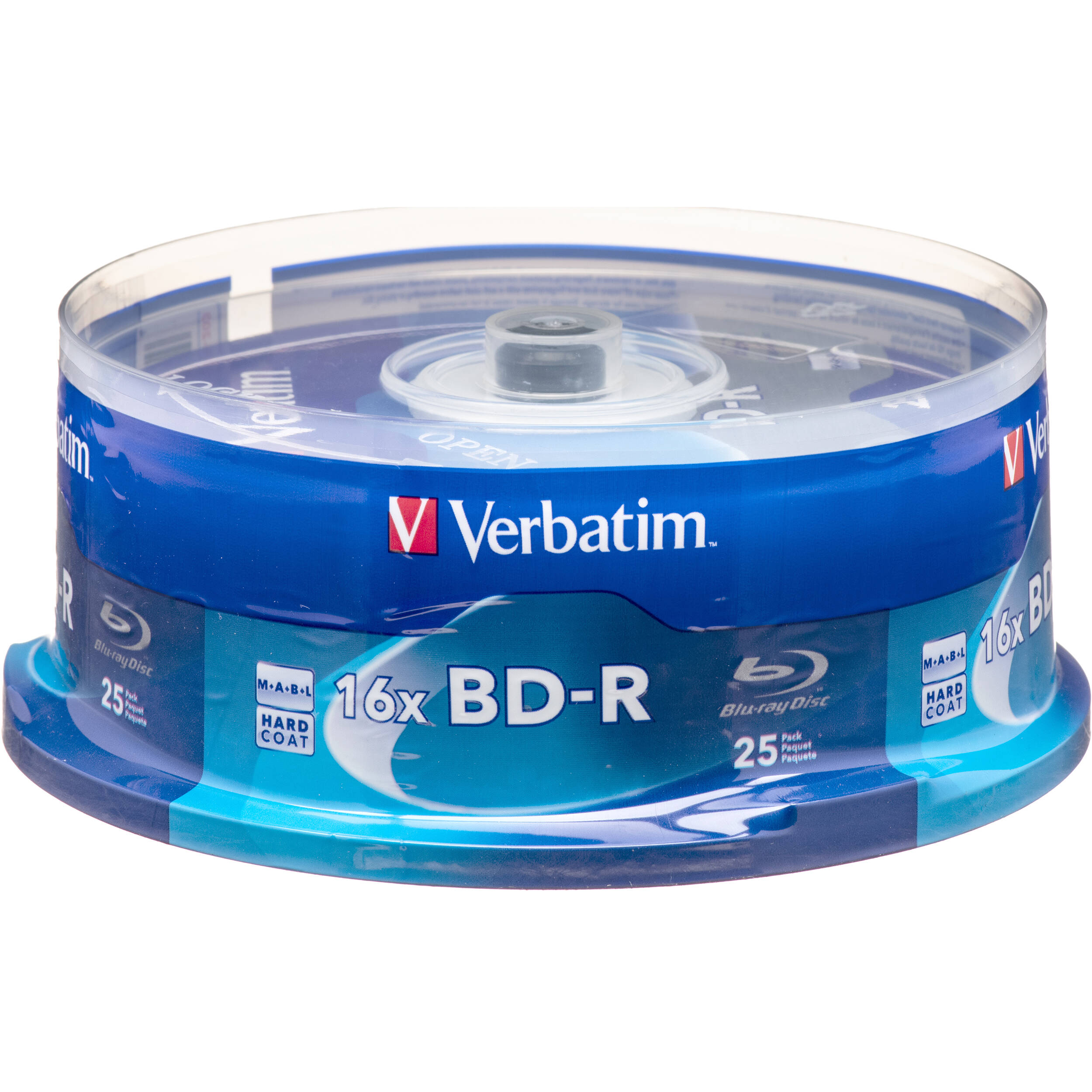 Verbatim Bd-R 25gb 16x with Branded Surface-25pk Spindle