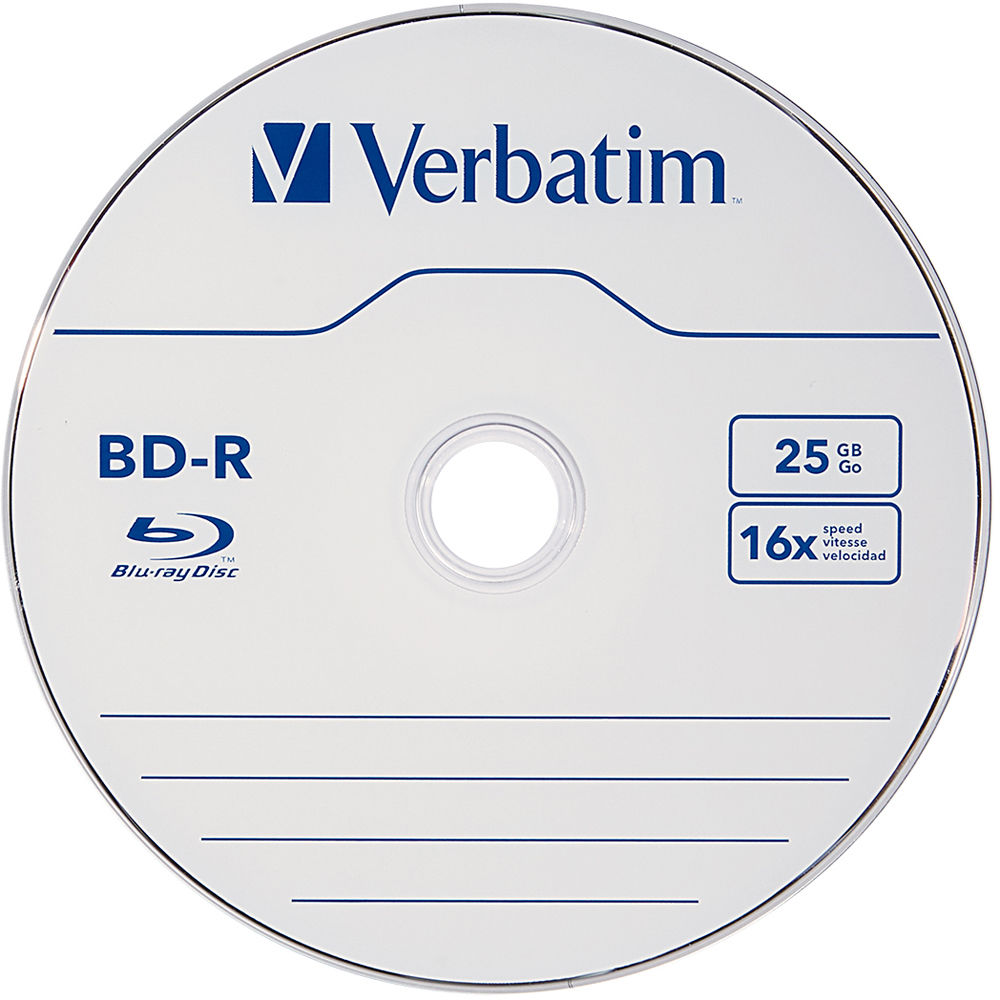 VERBATIM BD-R 25GB 16X WITH BRANDED SURFACE-50PK SPINDLE — view 2