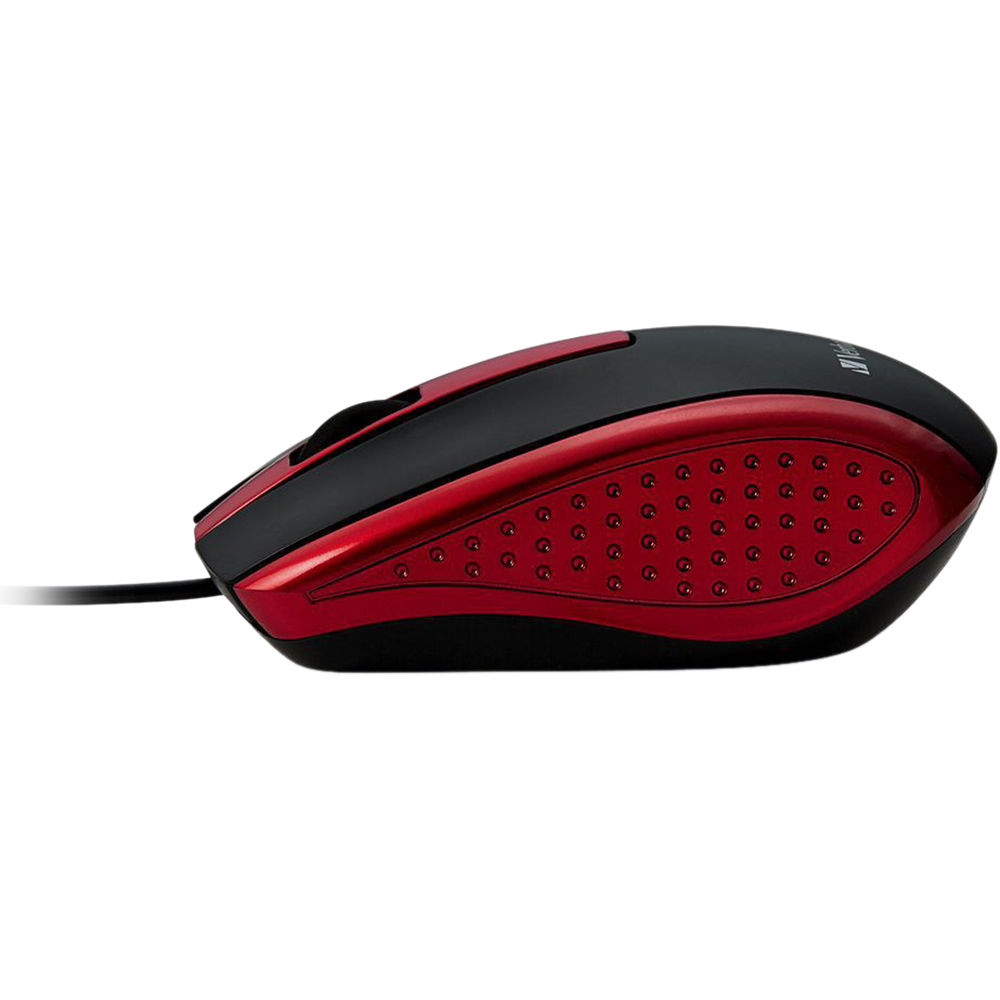 WIRED OPTICAL BRAVO MOUSE - RED — view 2