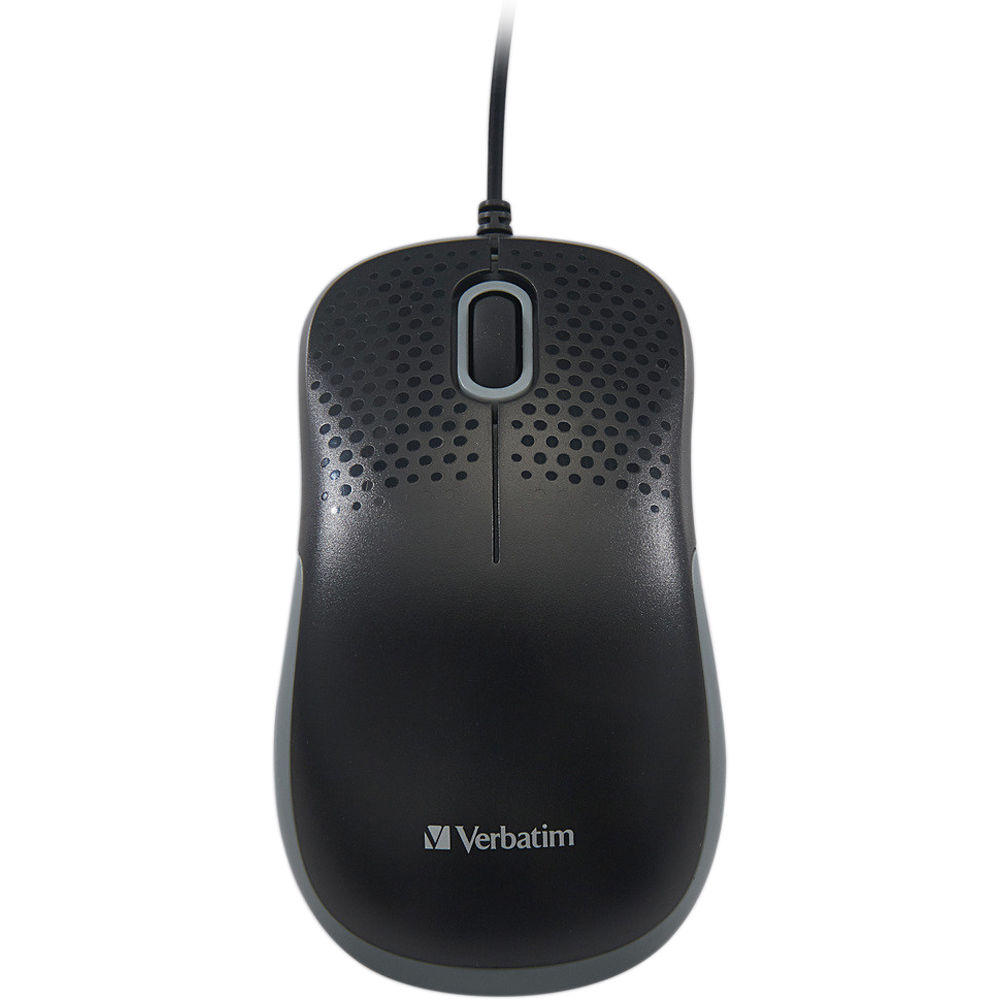SILENT CORDED OPTICAL MOUSE - BLACK — view 2