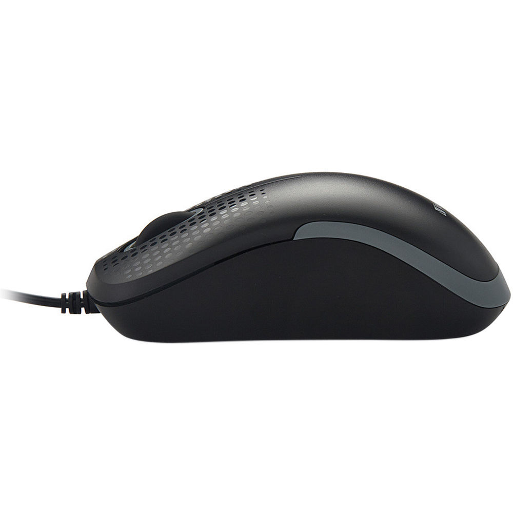 SILENT CORDED OPTICAL MOUSE - BLACK — view 5