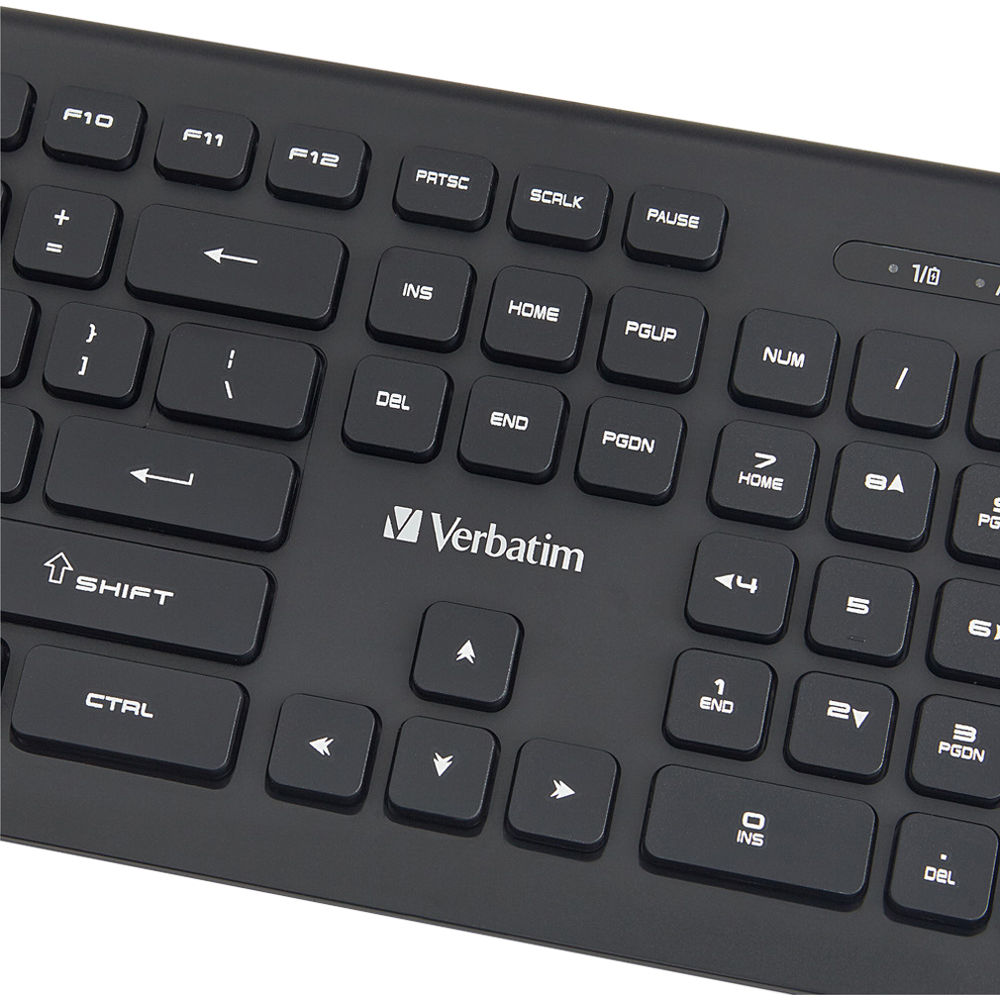 Verbatim 99793 wireless slim keyboard with compact low-profile design — view 4