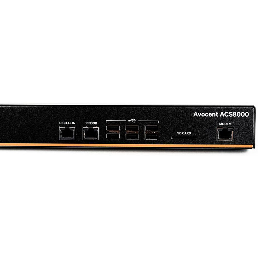 Vertiv ACS8016MDAC-400 16-port dual AC console server with analog modem for secure remote access — view 4