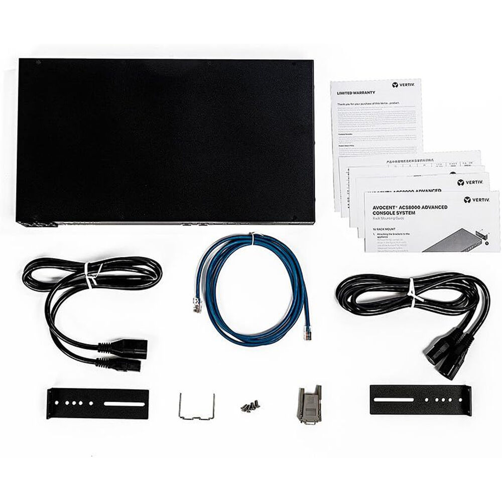 Vertiv ACS8016MDAC-400 16-port dual AC console server with analog modem for secure remote access — view 5