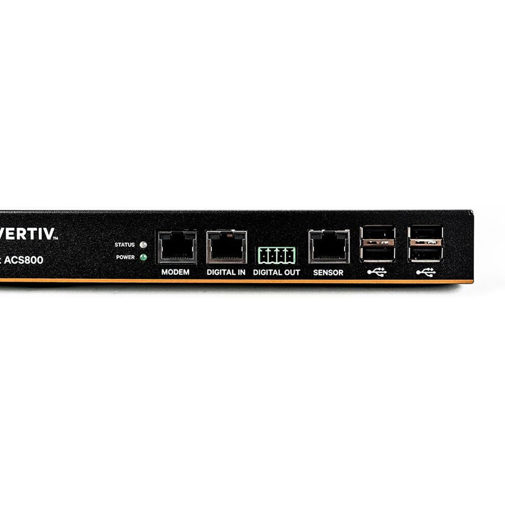 Vertiv 4-port ACS console server with AC/DC power and analog modem for remote out-of-band management — view 5