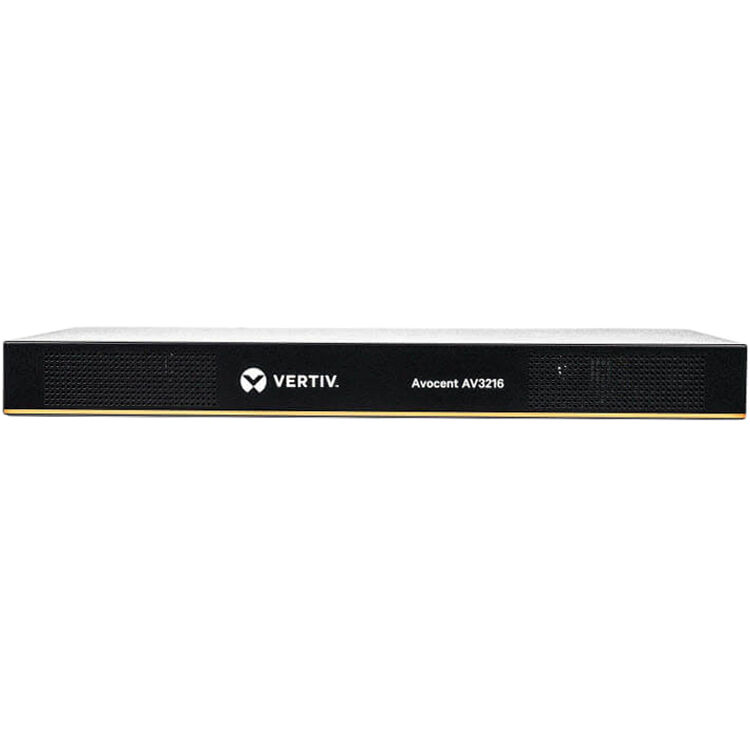 Vertiv 16-port AutoView KVM switch with VM and CAC support for secure remote server management — view 2