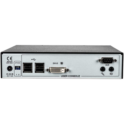 Vertiv Avocent HMX RX 5100R high-performance KVM receiver with single DVI-D, USB, and audio support — view 3