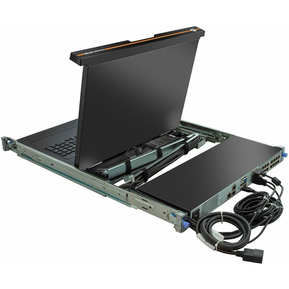Vertiv Avocent LRA Rack Console 18.5 1U rack-mount KVM console with 18.5 in display — view 2
