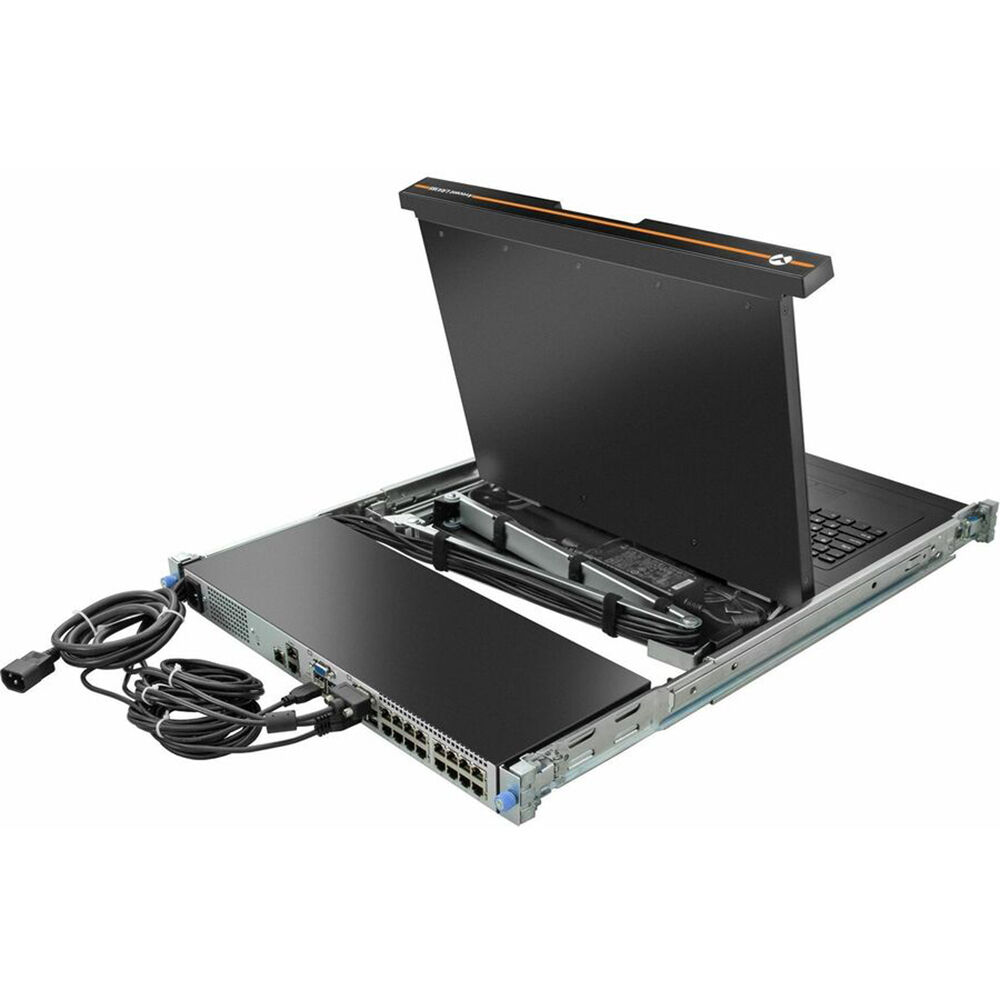 Vertiv Avocent LRA Rack Console 18.5 1U rack-mount KVM console with 18.5 in display — view 4