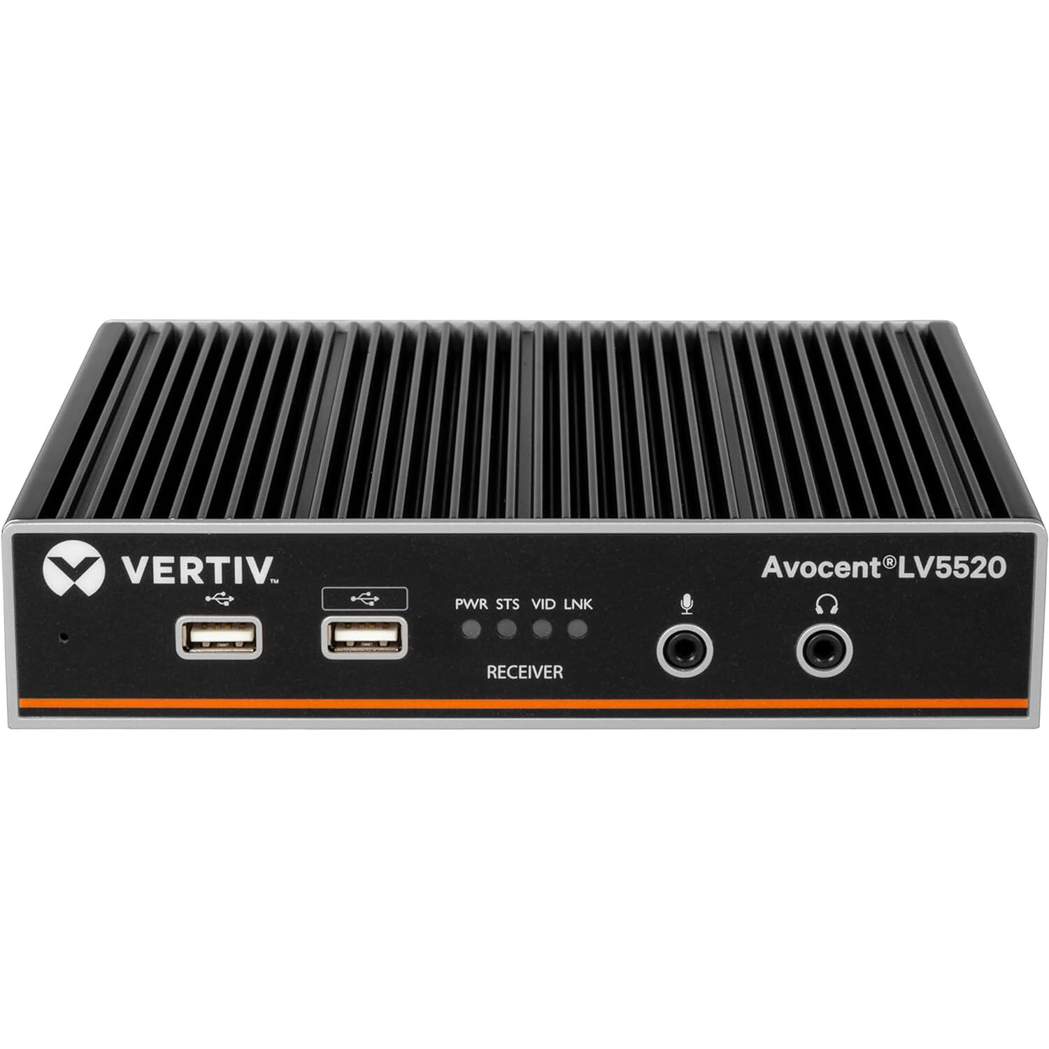 Vertiv Dual DP Extender 4K60 USB 2.0 desktop KVM extender for dual DisplayPort workstation extension — view 2