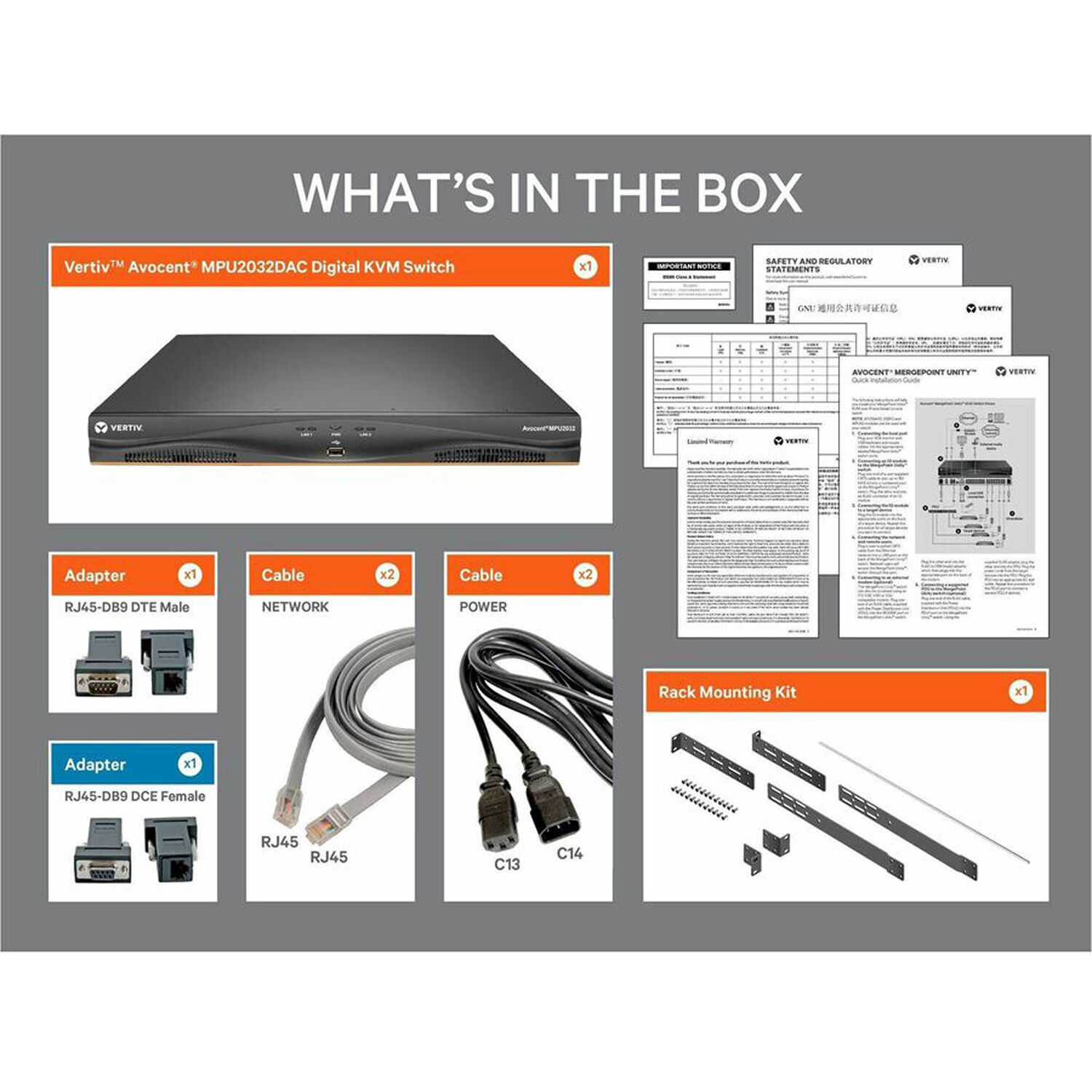 Vertiv 32-port dual digital KVM switch with rack mount design and TAA compliance — view 5
