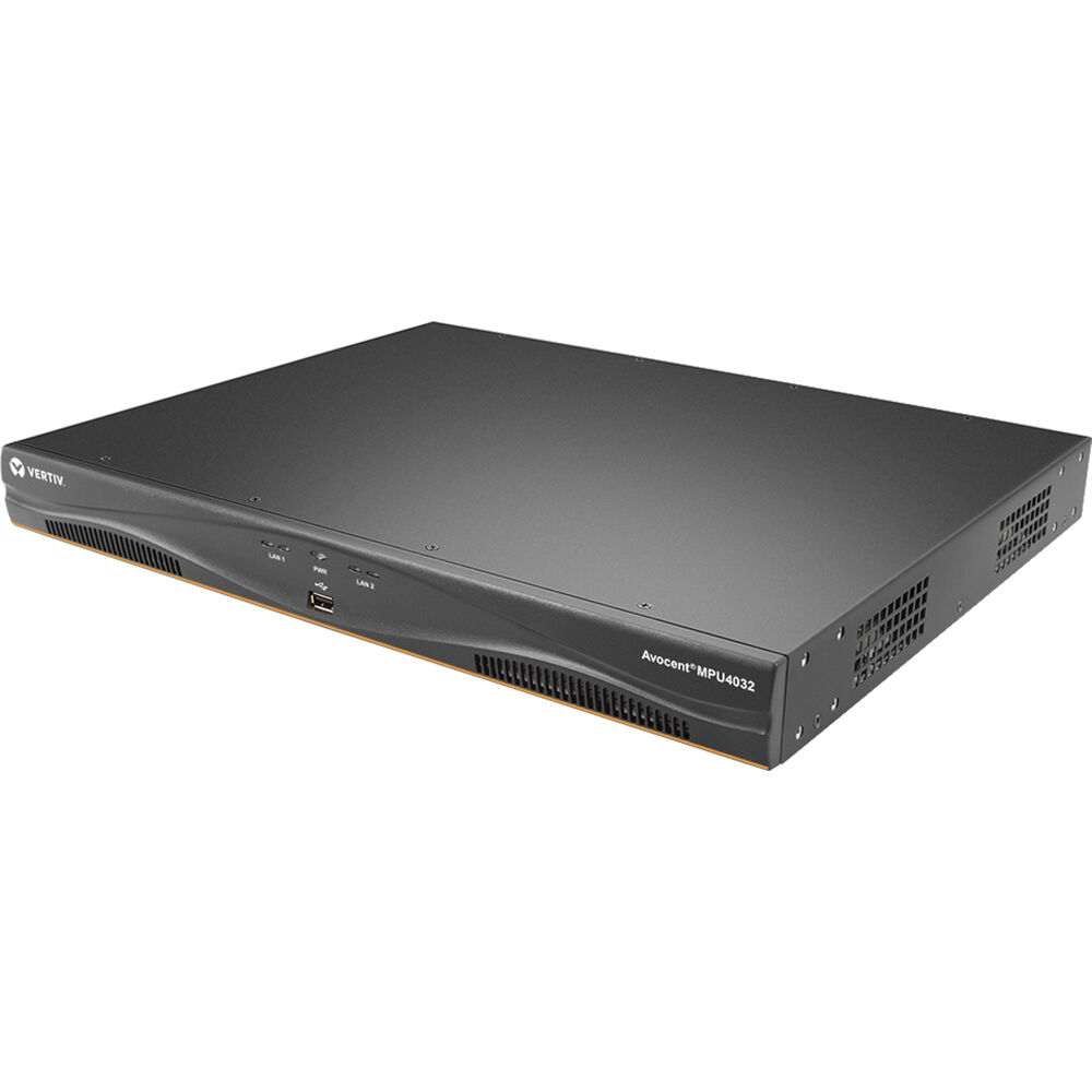 Vertiv 32-port digital KVM switch with 4 paths, dual AC power supplies, and TAA compliance — view 3