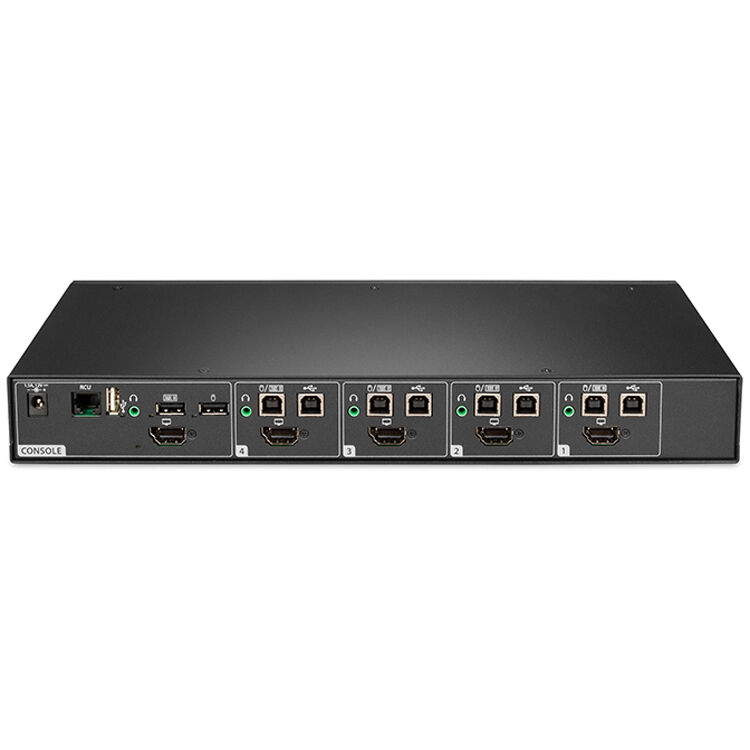 Vertiv SC Universal DP/H Secure KVM switch, 4-port single-display model with CAC support — view 2