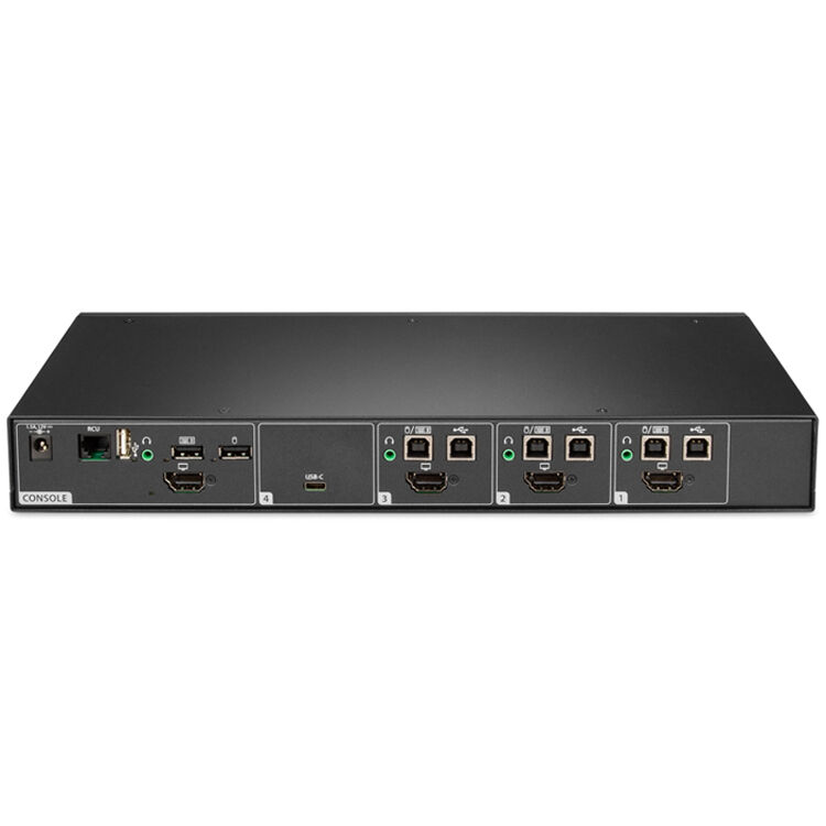 Vertiv SC845DPHC-400 secure 4-port DisplayPort USB-C KVM switch with CAC — view 4