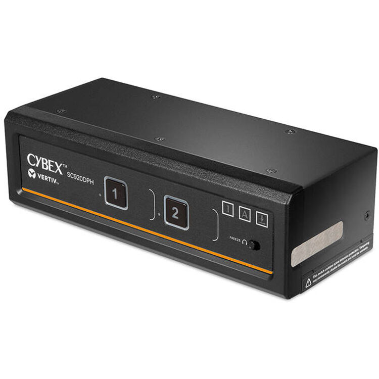Vertiv SC DPH Secure KVM 2 Port DD desktop secure dual-display switch — view 3